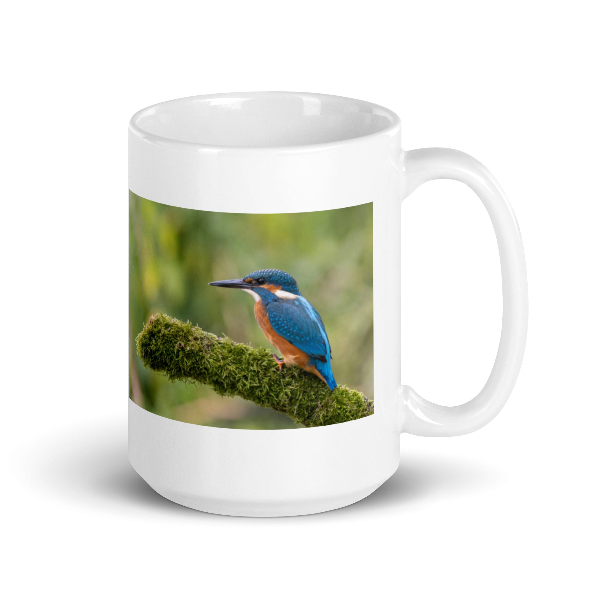 "Kingfisher Mug #1: The Jewel of the Riverbank (Ceramic)"