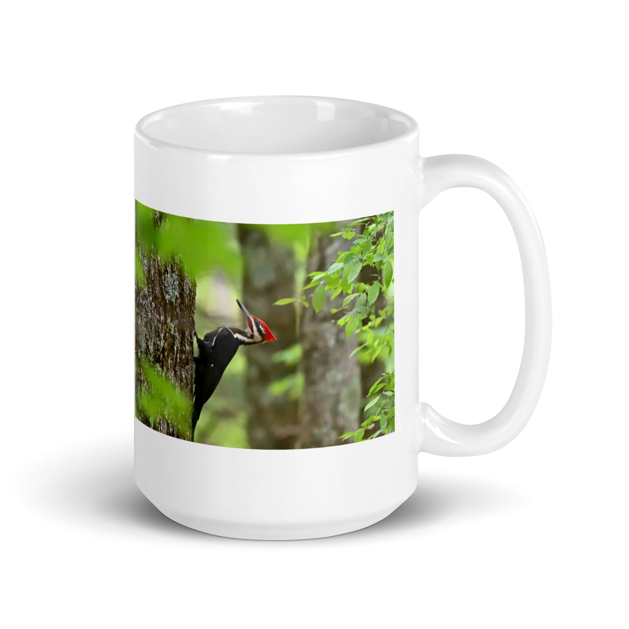 "Woodpecker Mug #1: The Rhythmic Drummer (Ceramic)"