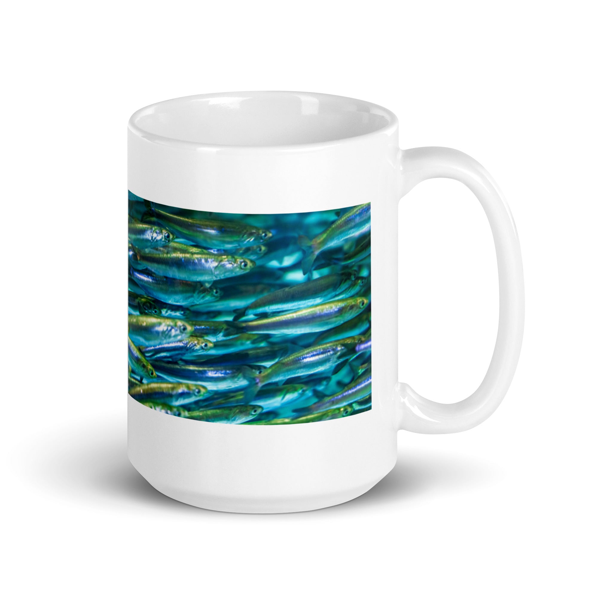 "Anchovy Mug #1: The Silver Shoaler (Ceramic)"