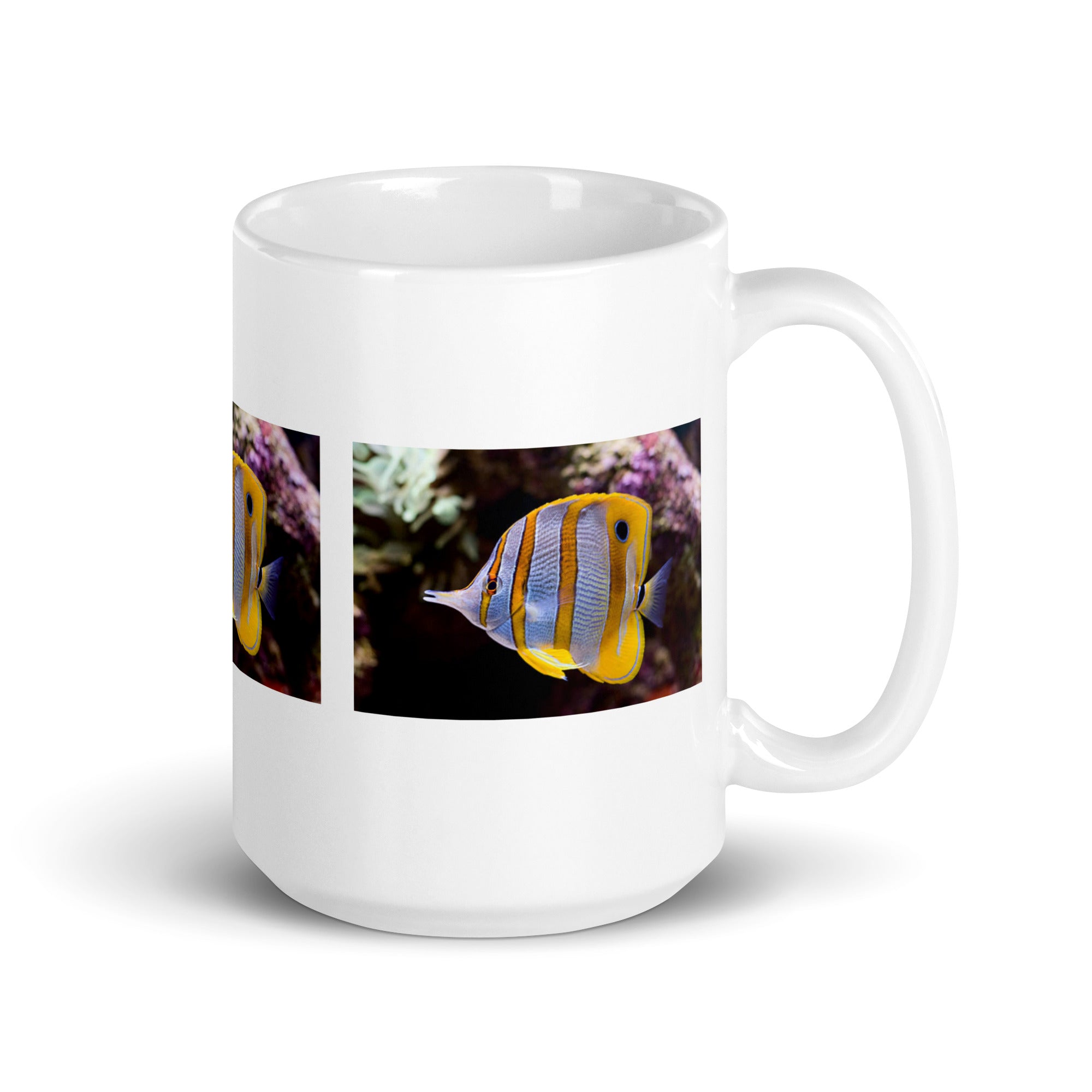 "Butterfly Fish Mug #1: The Coral Reef Gem (Ceramic)"