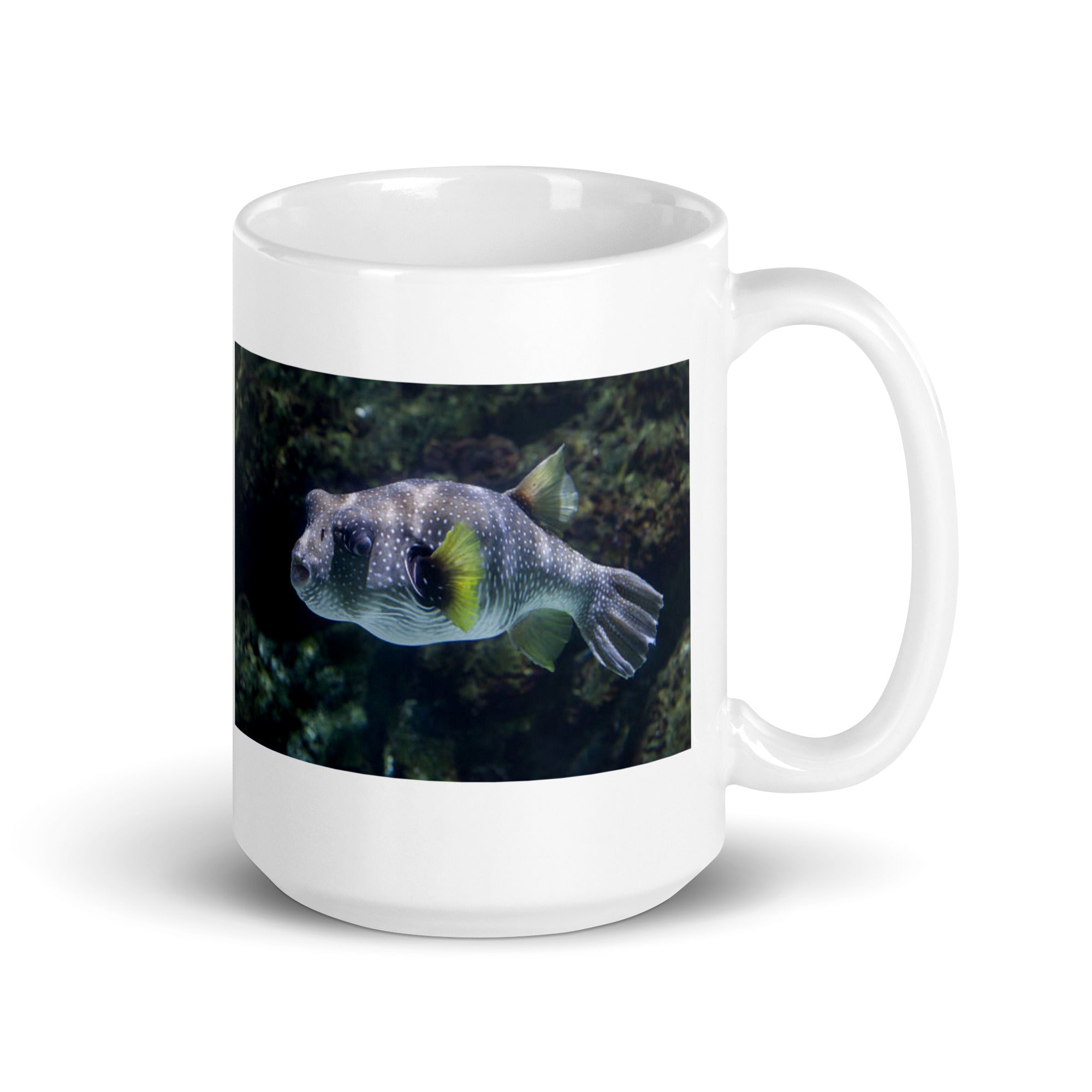 "Pufferfish Mug #1: The Inflatable Defender (Ceramic)"