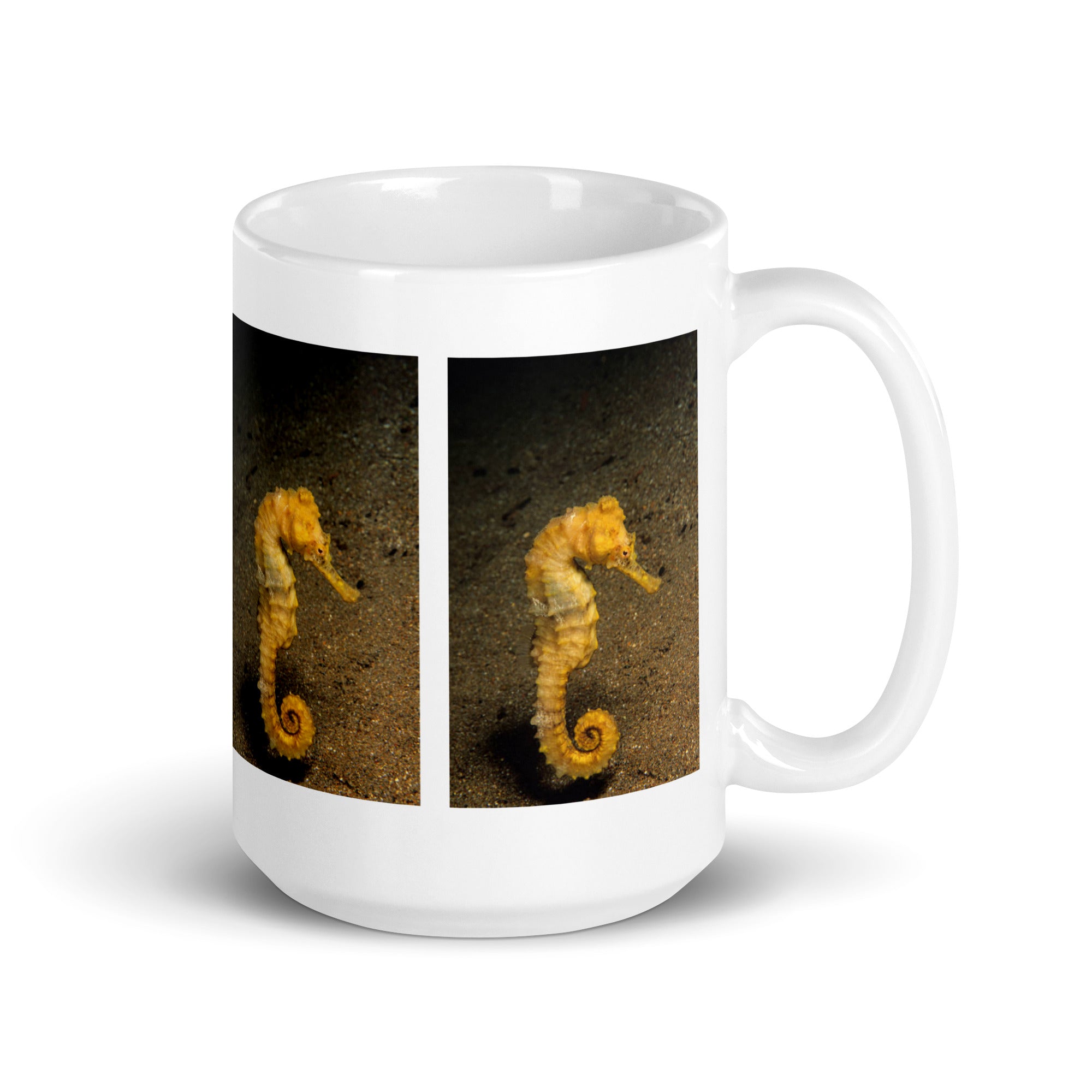 "Seahorse Mug #1: The Upright Swimmer (Ceramic)"