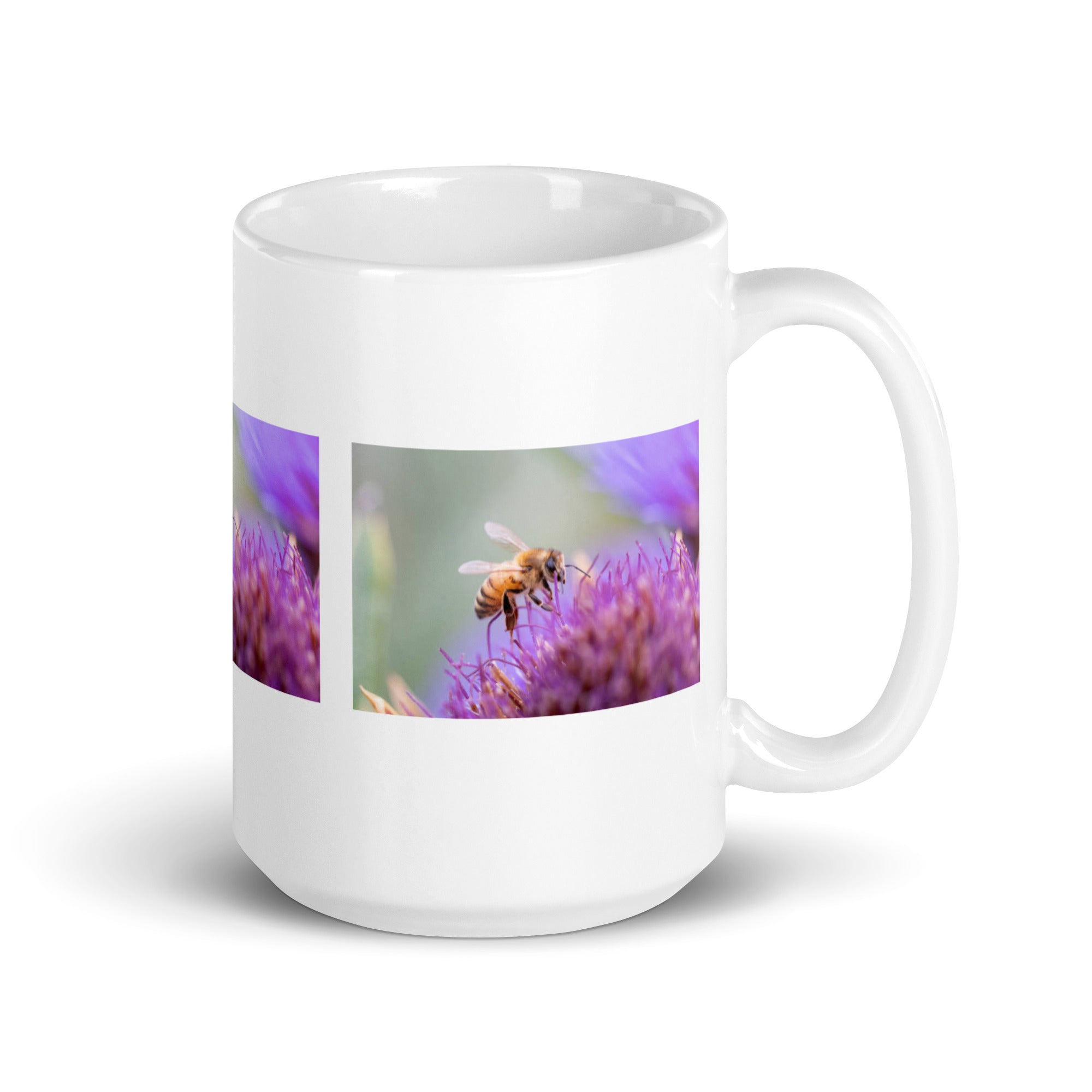 "Bee Mug #1: The Busy Pollinator (Ceramic)"