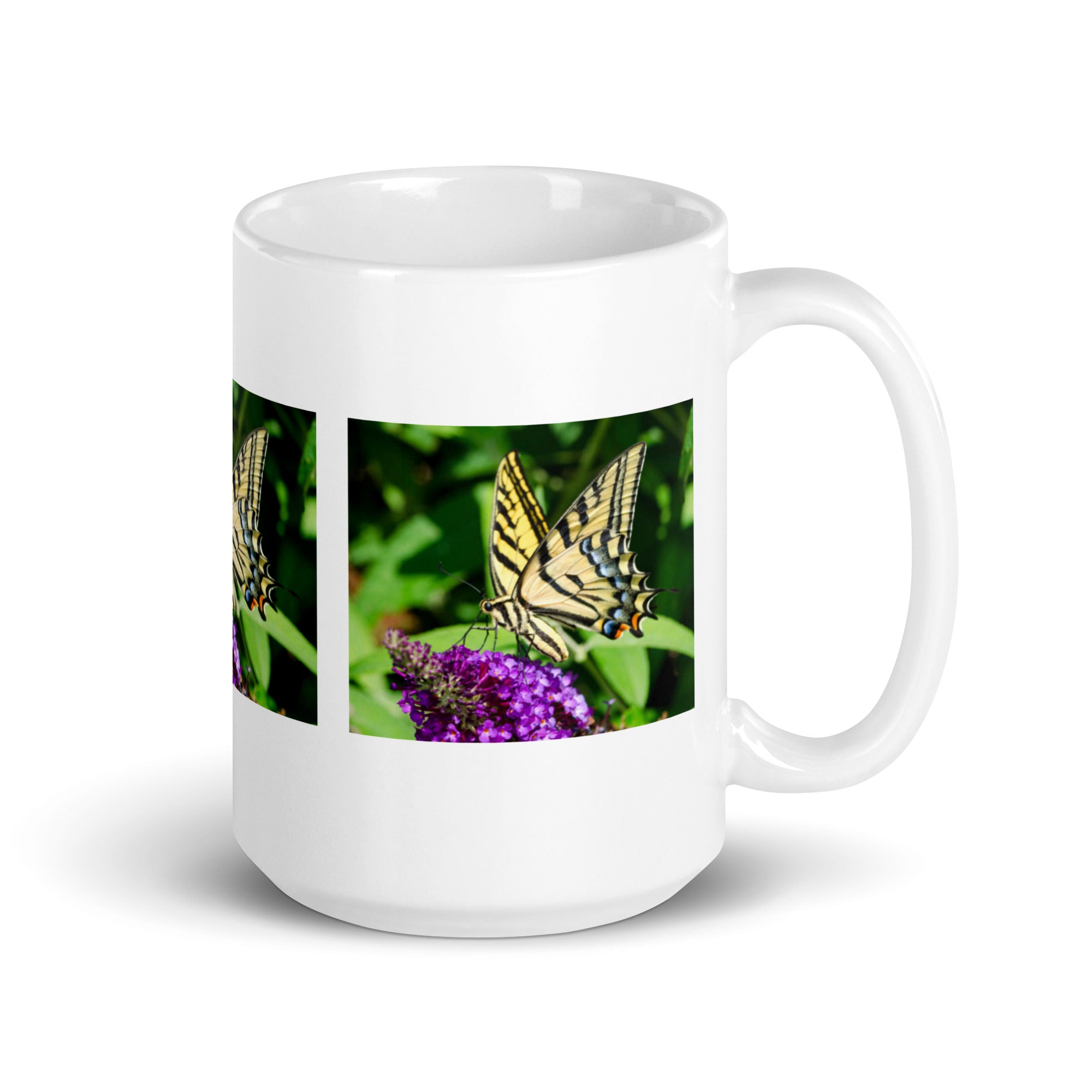 "Butterfly & Moth Mug #1: The Winged Metamorphosis (Ceramic)"