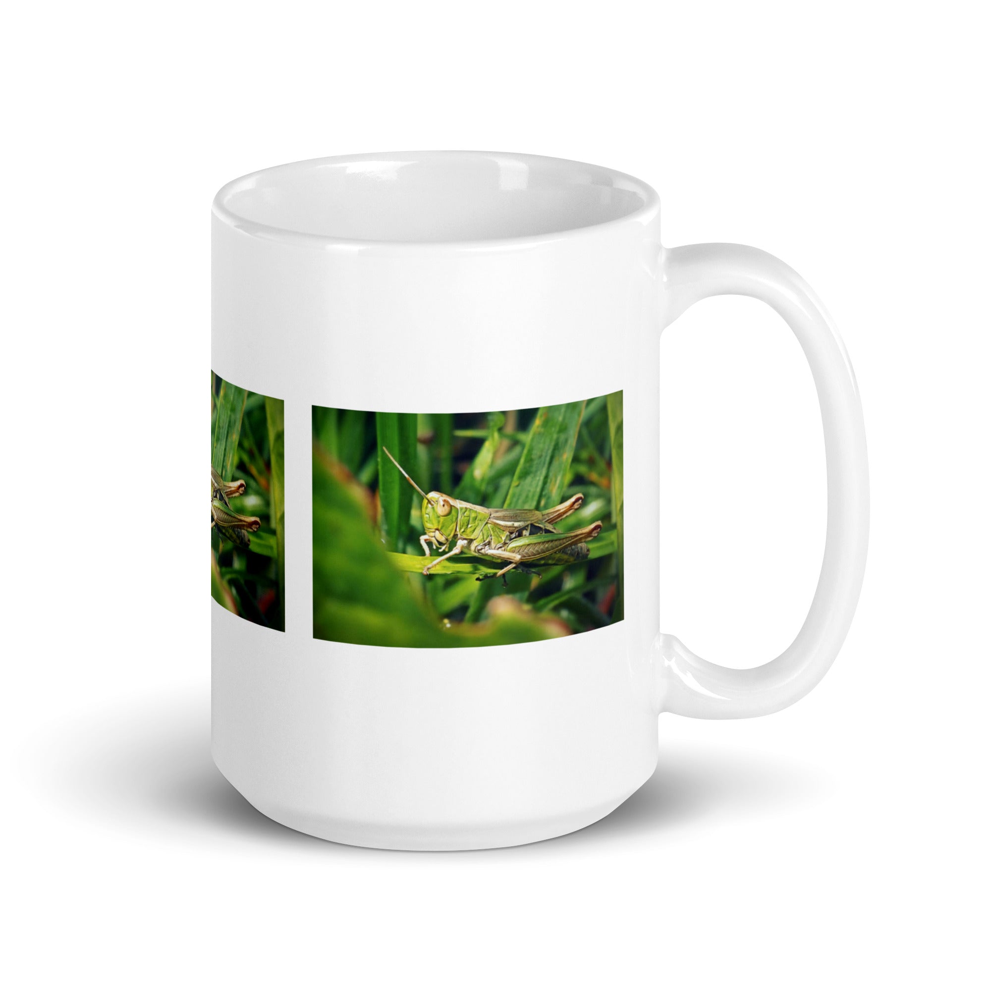 "Grasshopper Mug #1: The Leaping Maestro (Ceramic)"