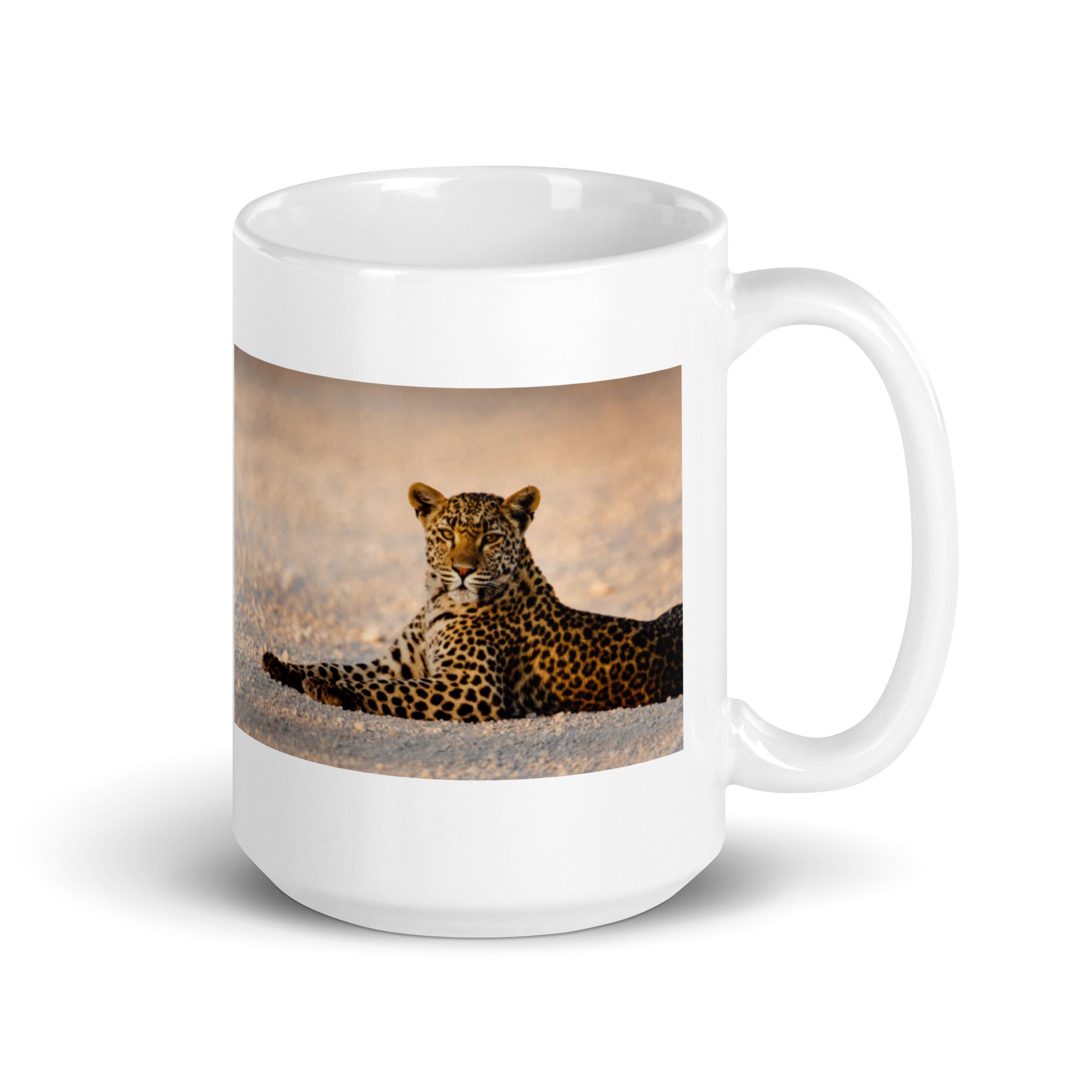 "Leopard Mug #1: The Spotted Prowler (Ceramic)"