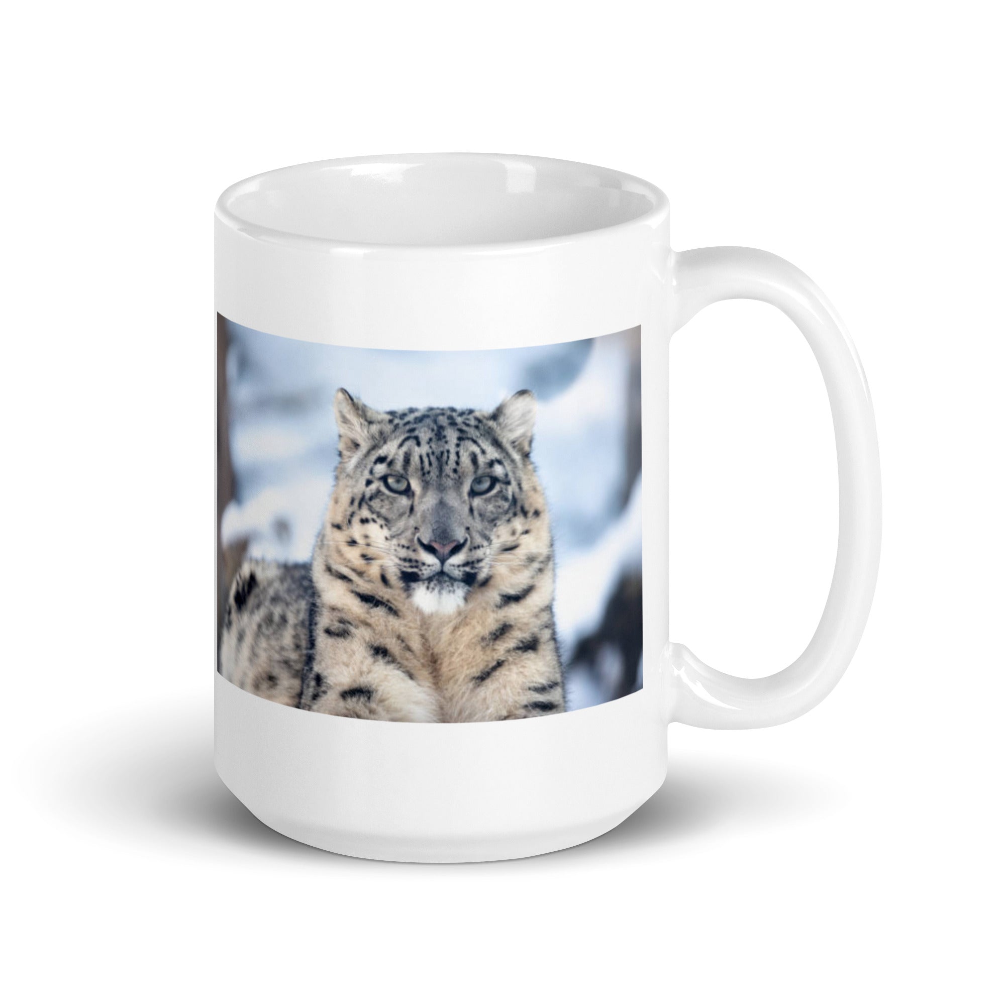 "Snow Leopard Mug #1: The Ghost of the Mountains (Ceramic)"