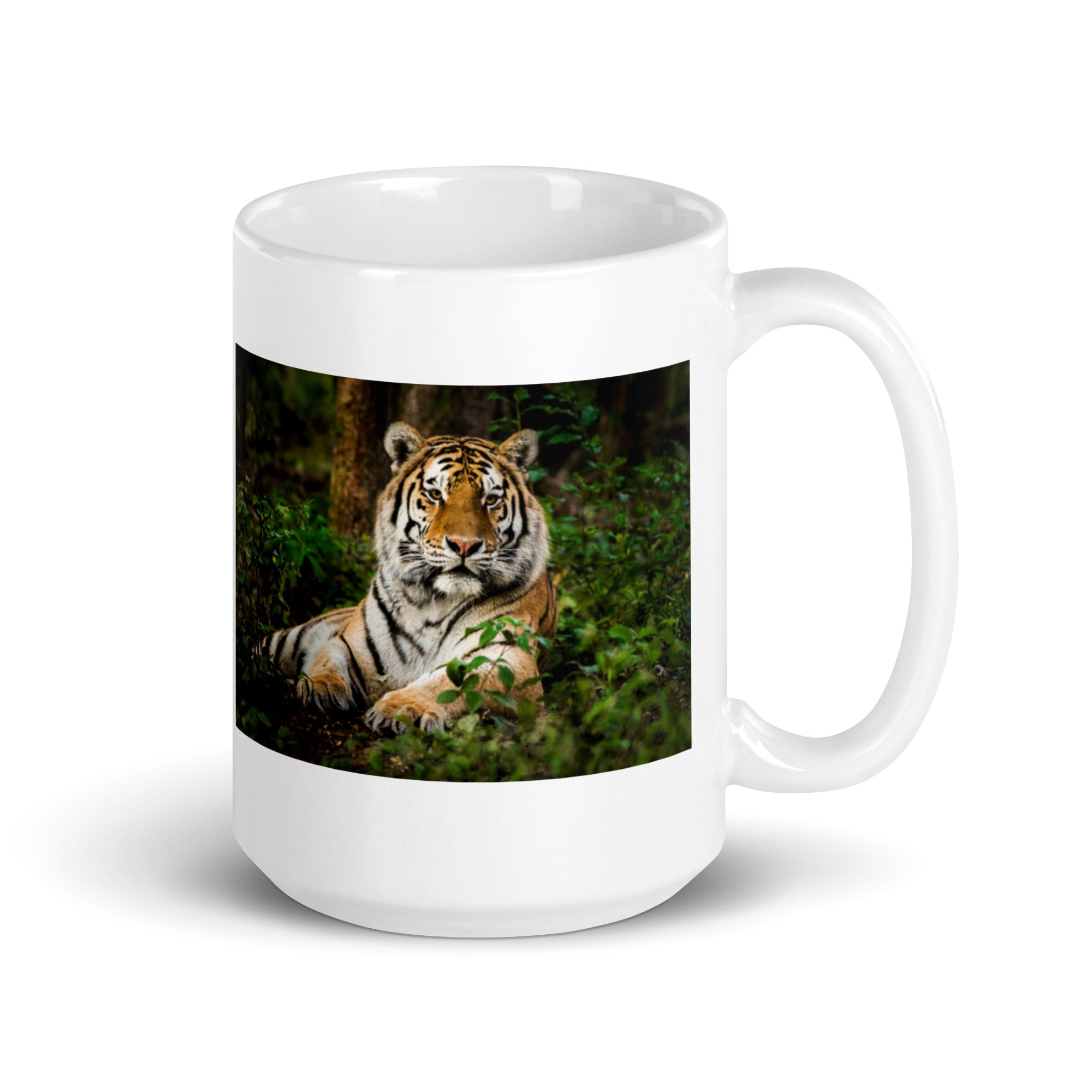 "Tiger Mug #1: The Striped Sovereign (Ceramic)"