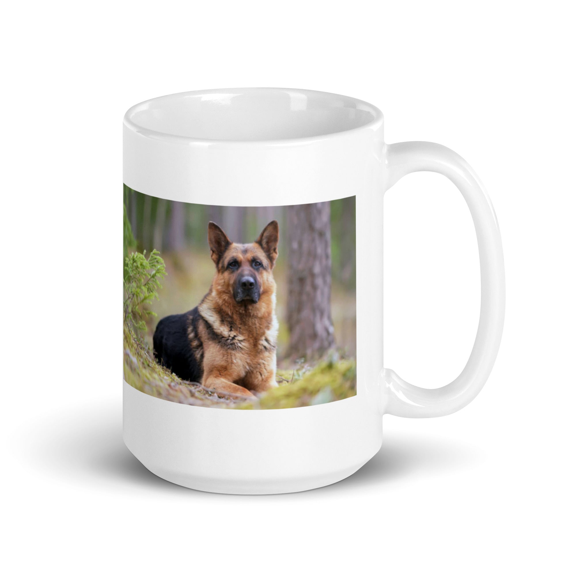 "German Shepherd Mug #1: The Loyal Guardian (Ceramic)"