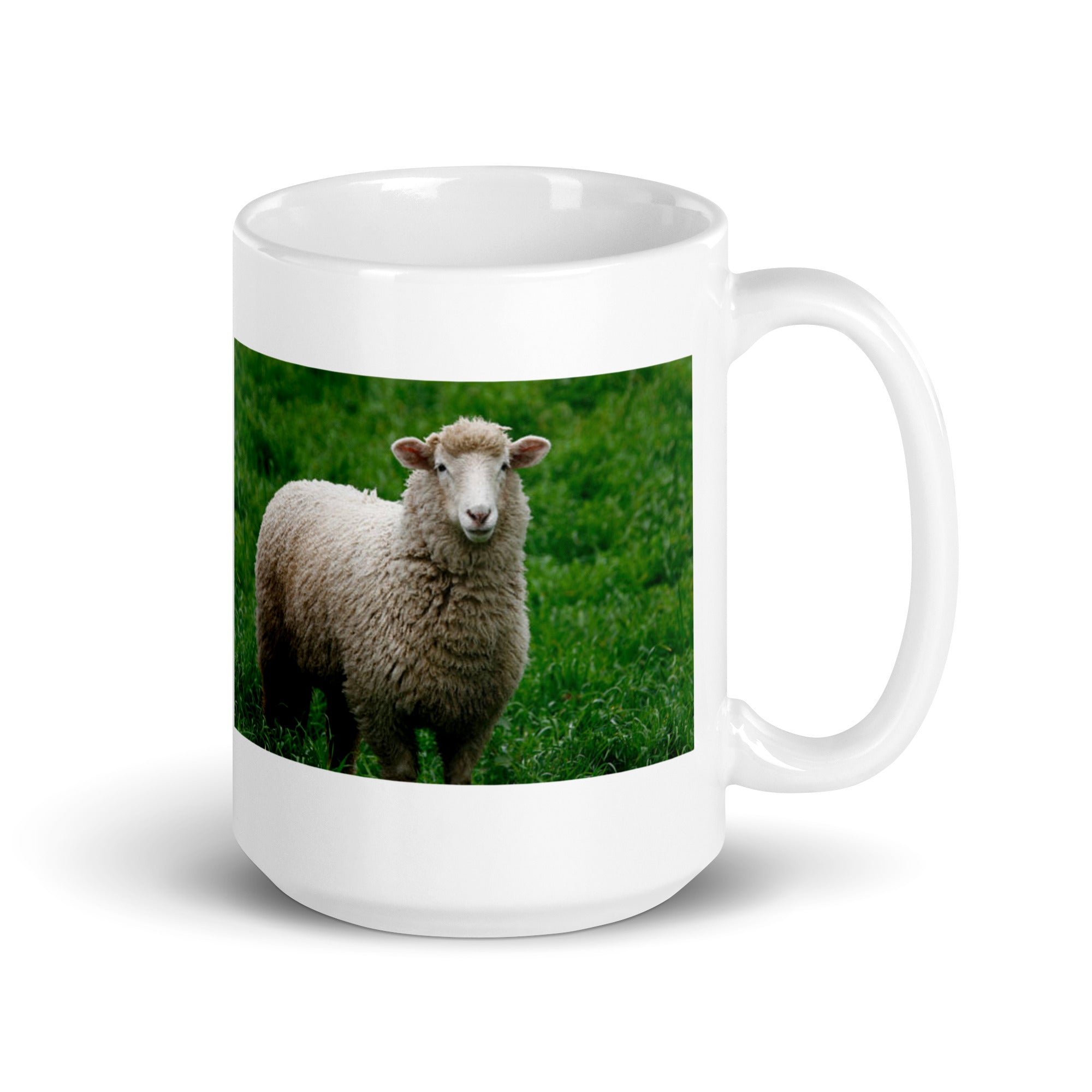 "Sheep Mug #1: The Wooly Wanderer (Ceramic)"