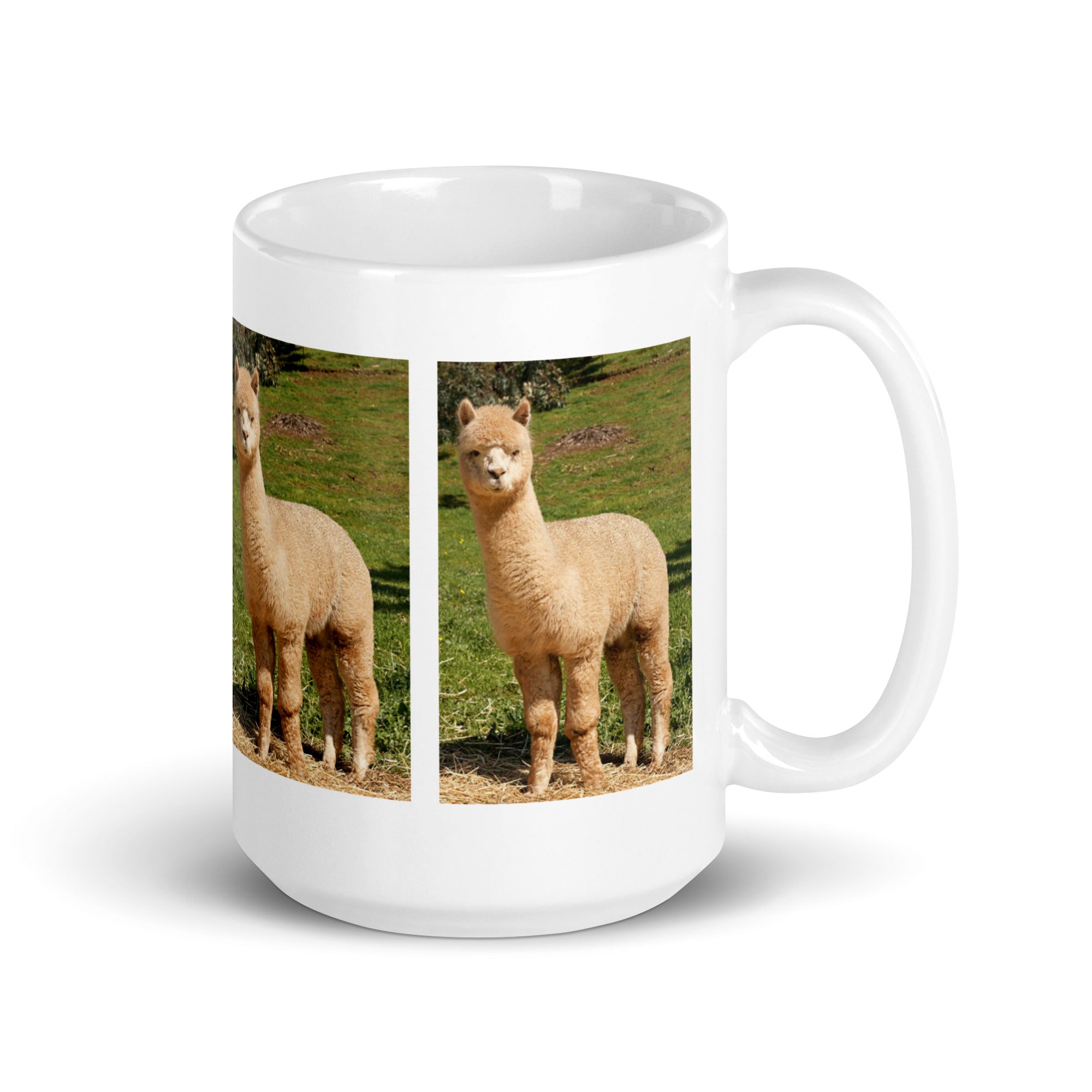 "Alpaca Mug #1: The Gentle Hummer (Ceramic)"