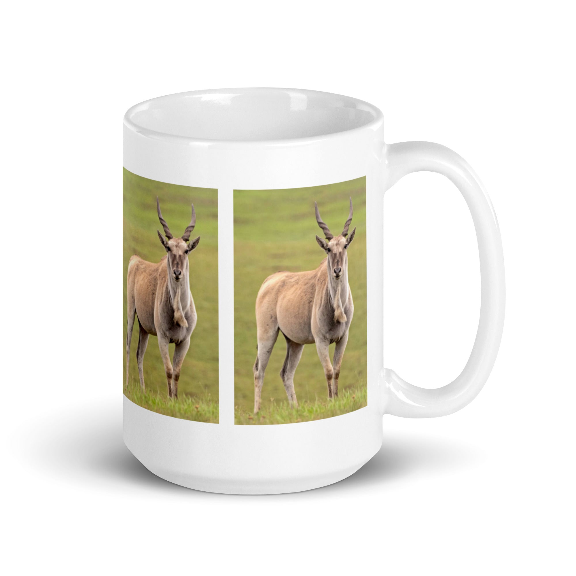 "Eland Mug #1: The Spiral-Horned Grazer (Ceramic)"