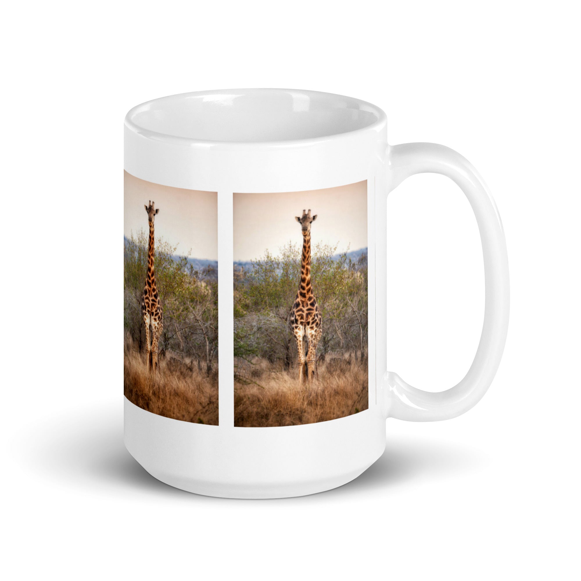 "Giraffe Mug #1: The Towering Browsers (Ceramic)"