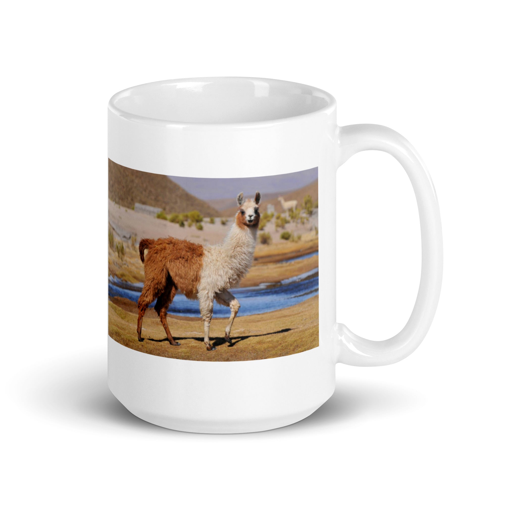 "Llama Mug #1: The High-Altitude Trekker (Ceramic)"