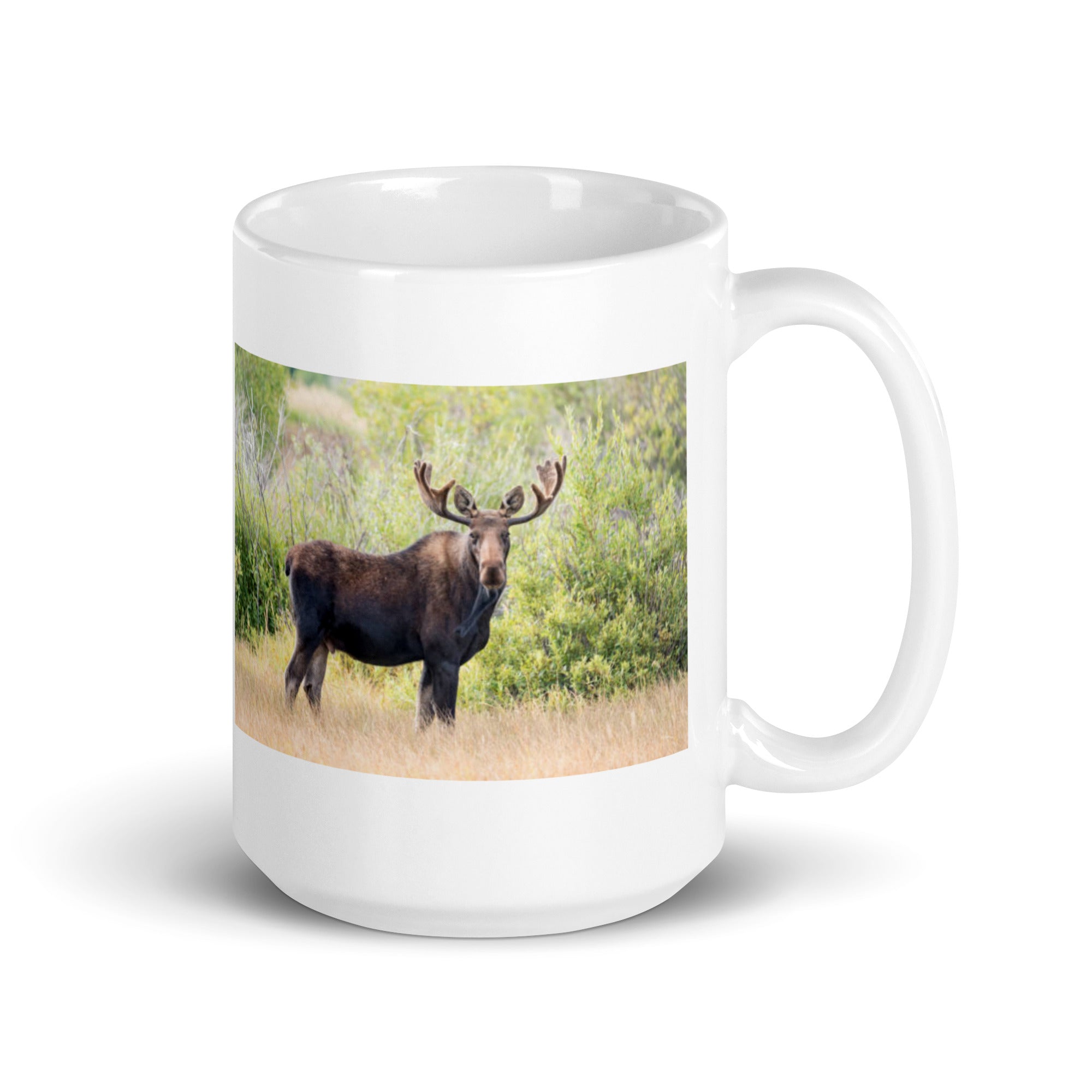 "Moose Mug #1: The Antlered Giant (Ceramic)"