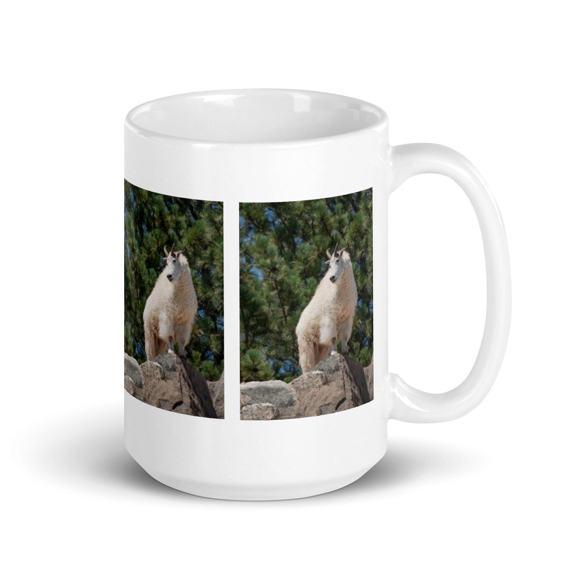 "Mountain Goat Mug #1: The Cliffside Climber (Ceramic)"