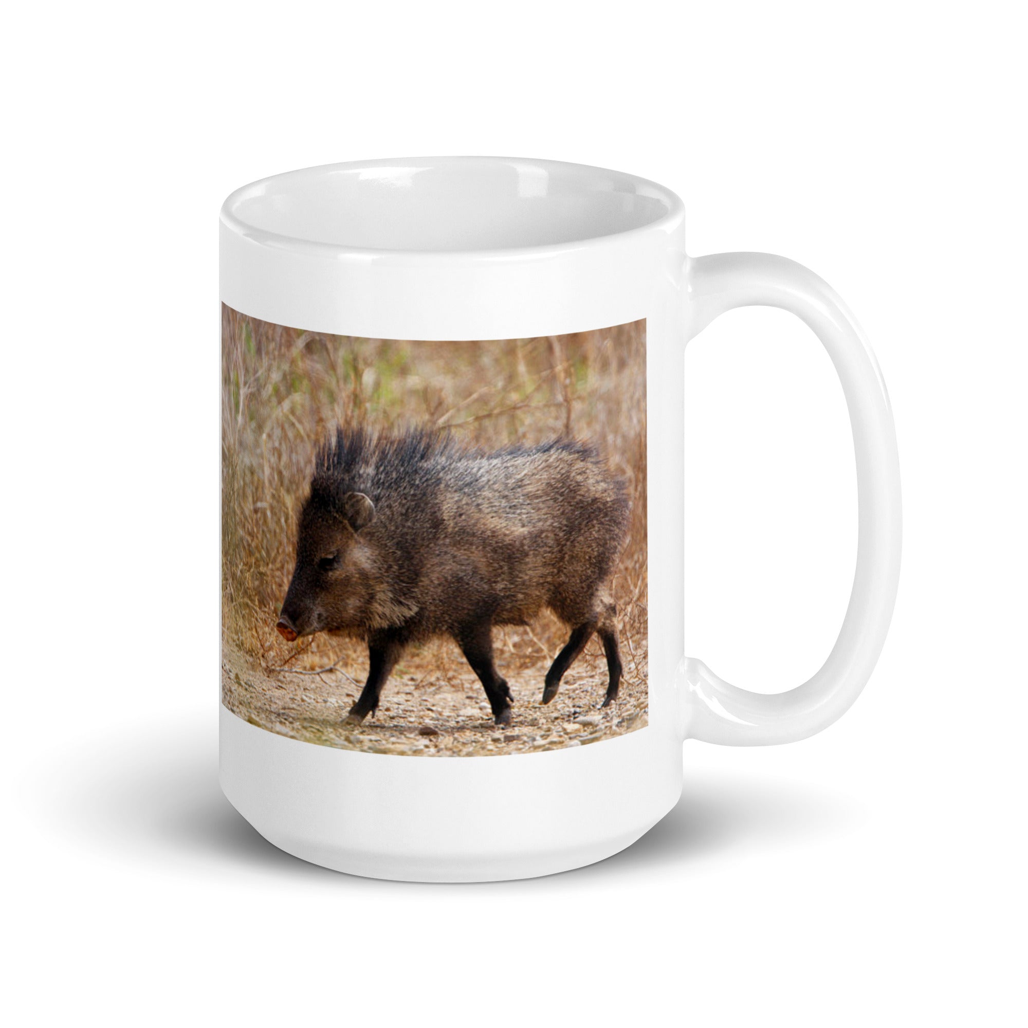 "Peccary Mug #1: The Bristly Browser (Ceramic)"