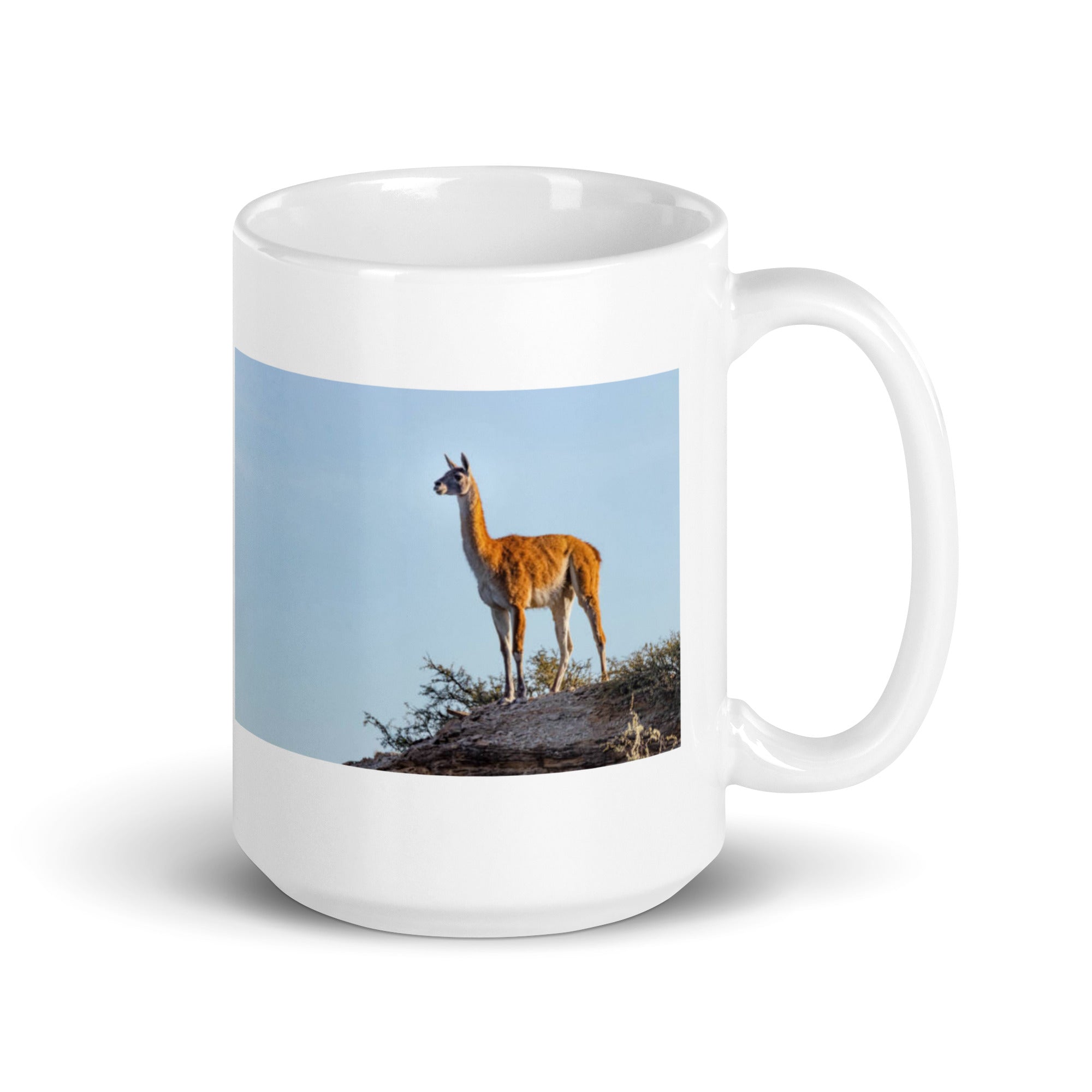 "Vicuña Mug #1: The Golden Fleece of the Andes (Ceramic)"