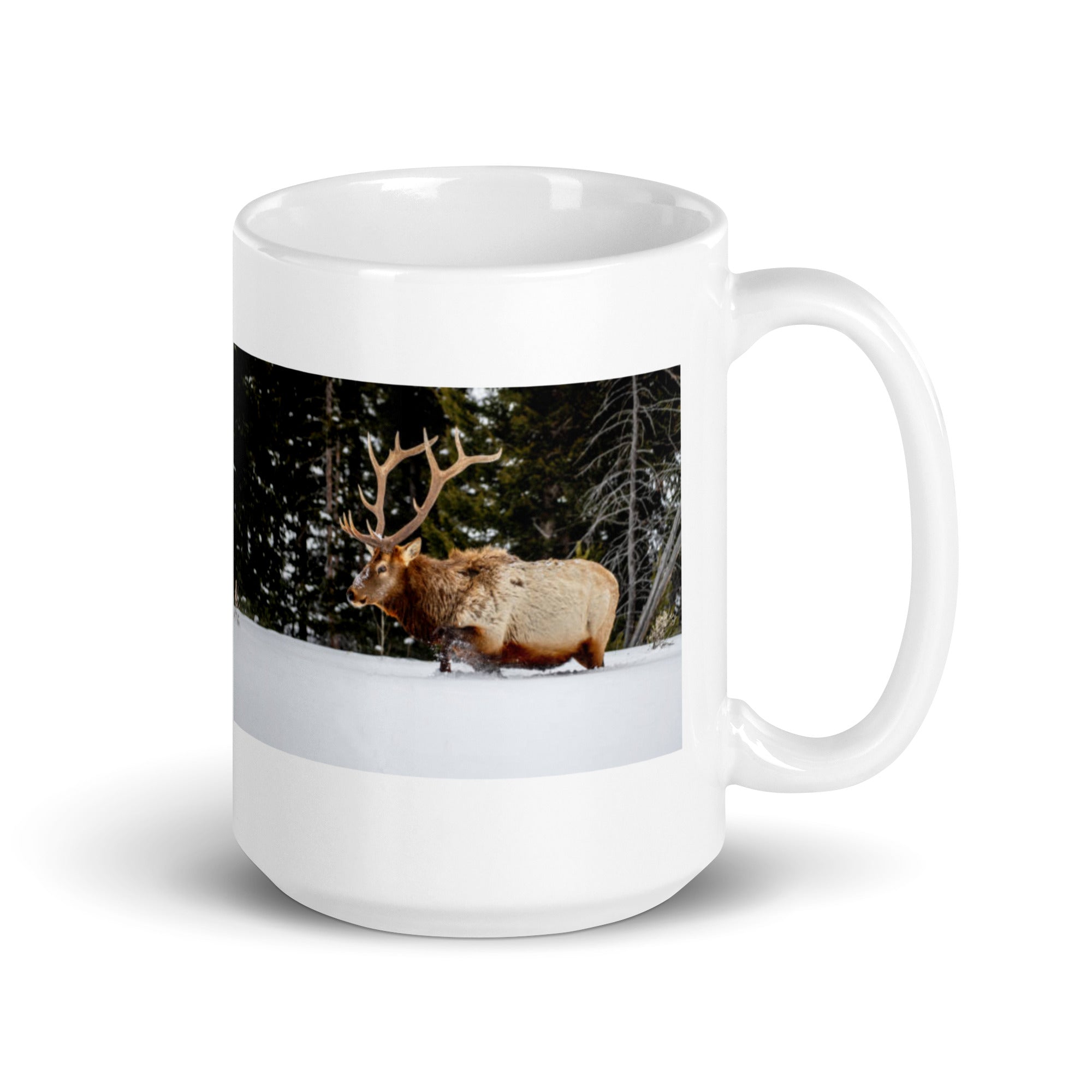 "Wapiti Mug #1: The Bugling Elk (Ceramic)"