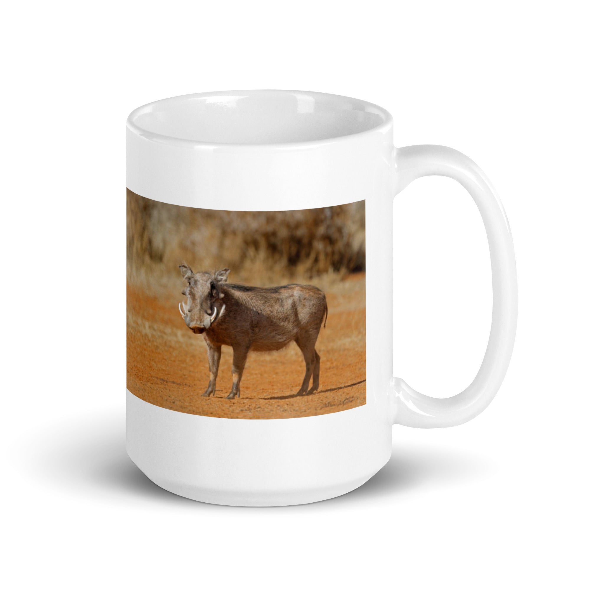 "Warthog Mug #1: The Tusked Grazer (Ceramic)"