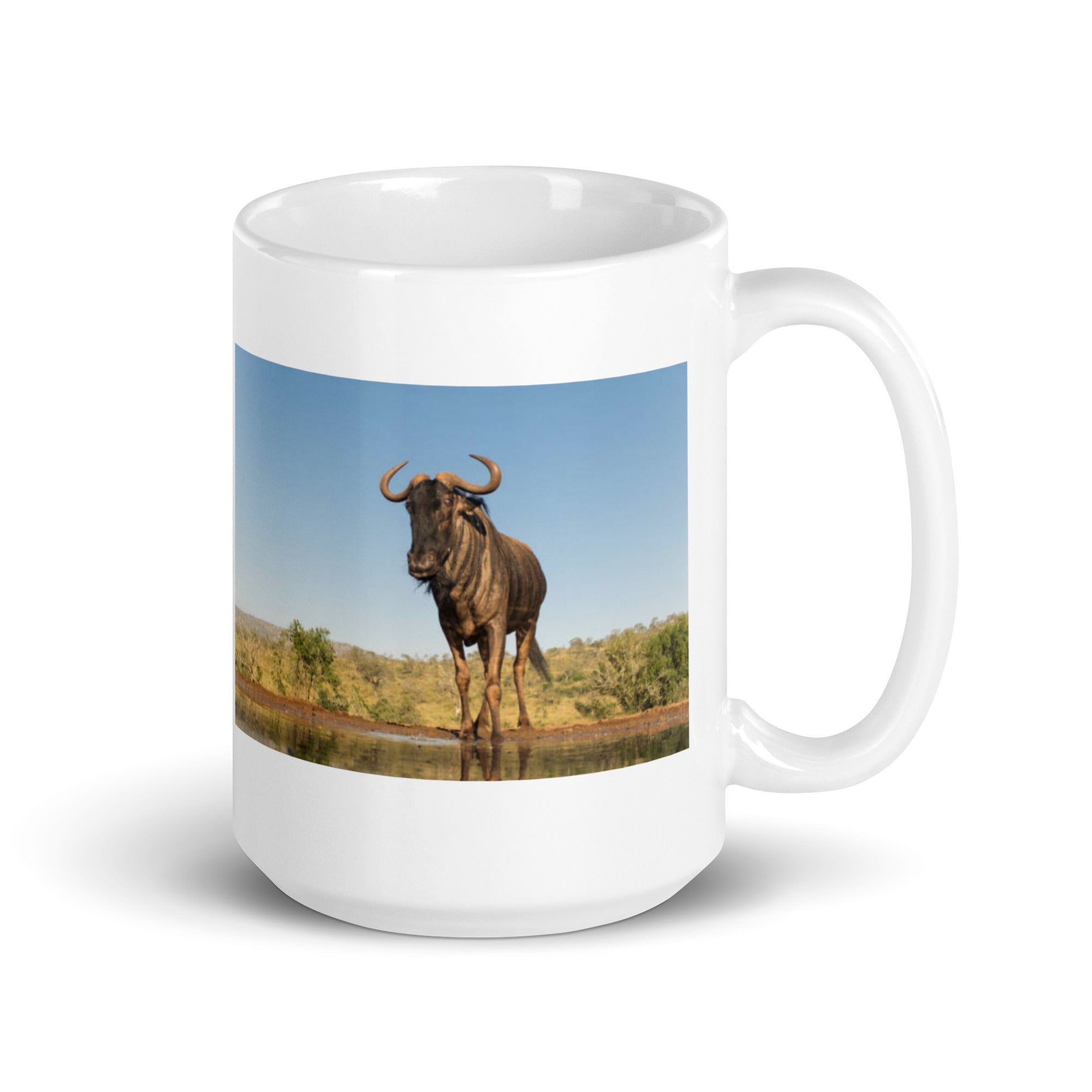 "Wildebeest Mug #1: The Great Migration (Ceramic)"