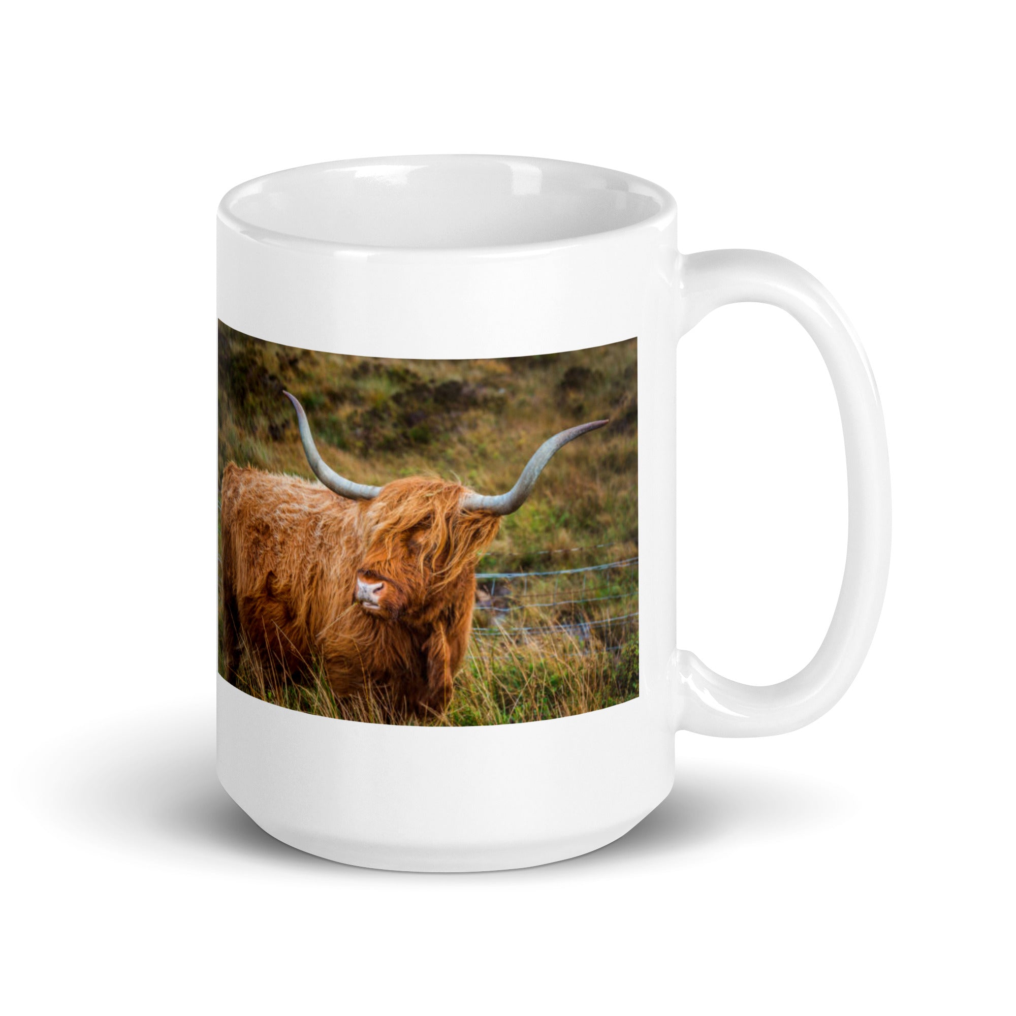 "Yak Mug #1: The High-Altitude Shaggy Beast (Ceramic)"