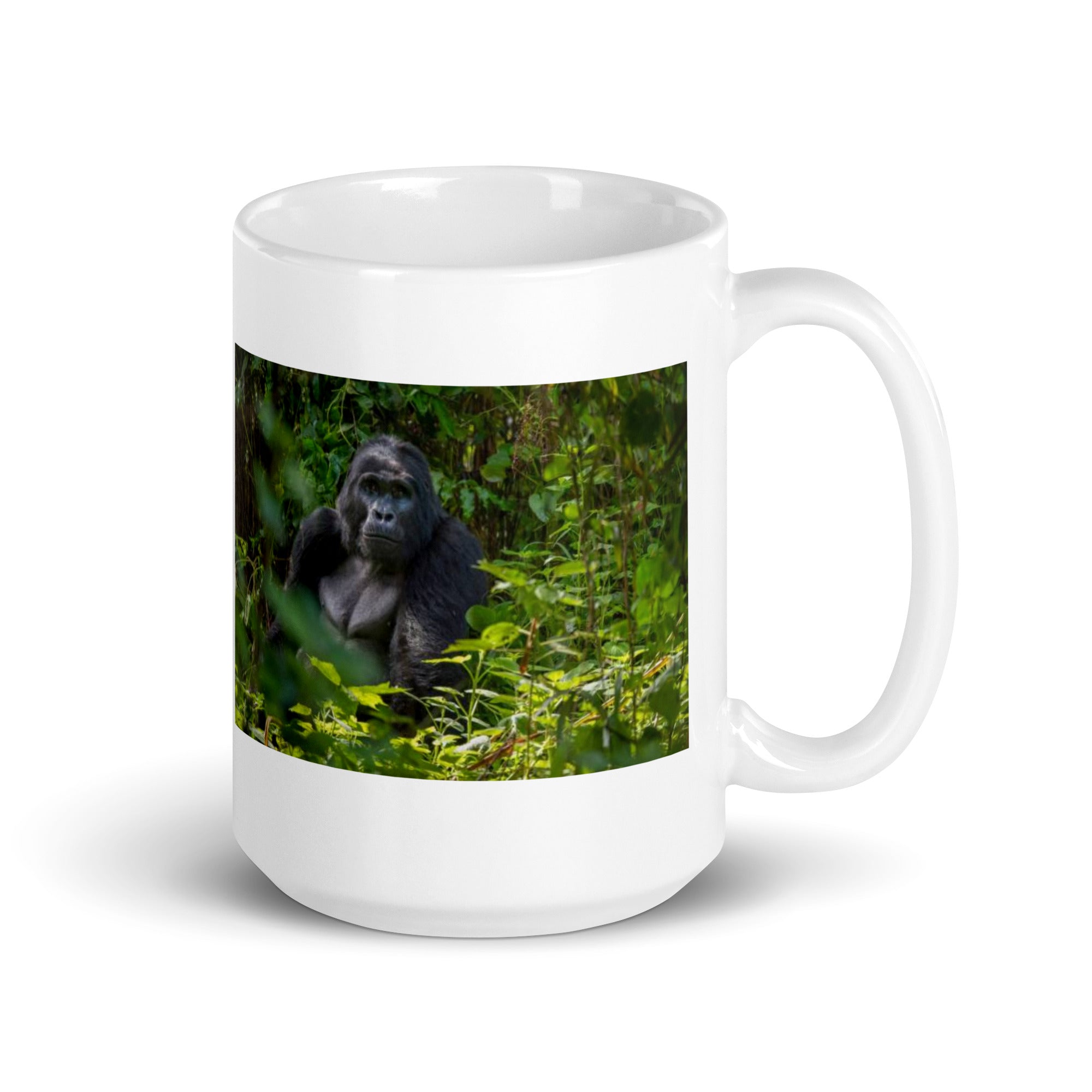 "Gorilla Mug #1: The Gentle Giant of the Forest (Ceramic)"