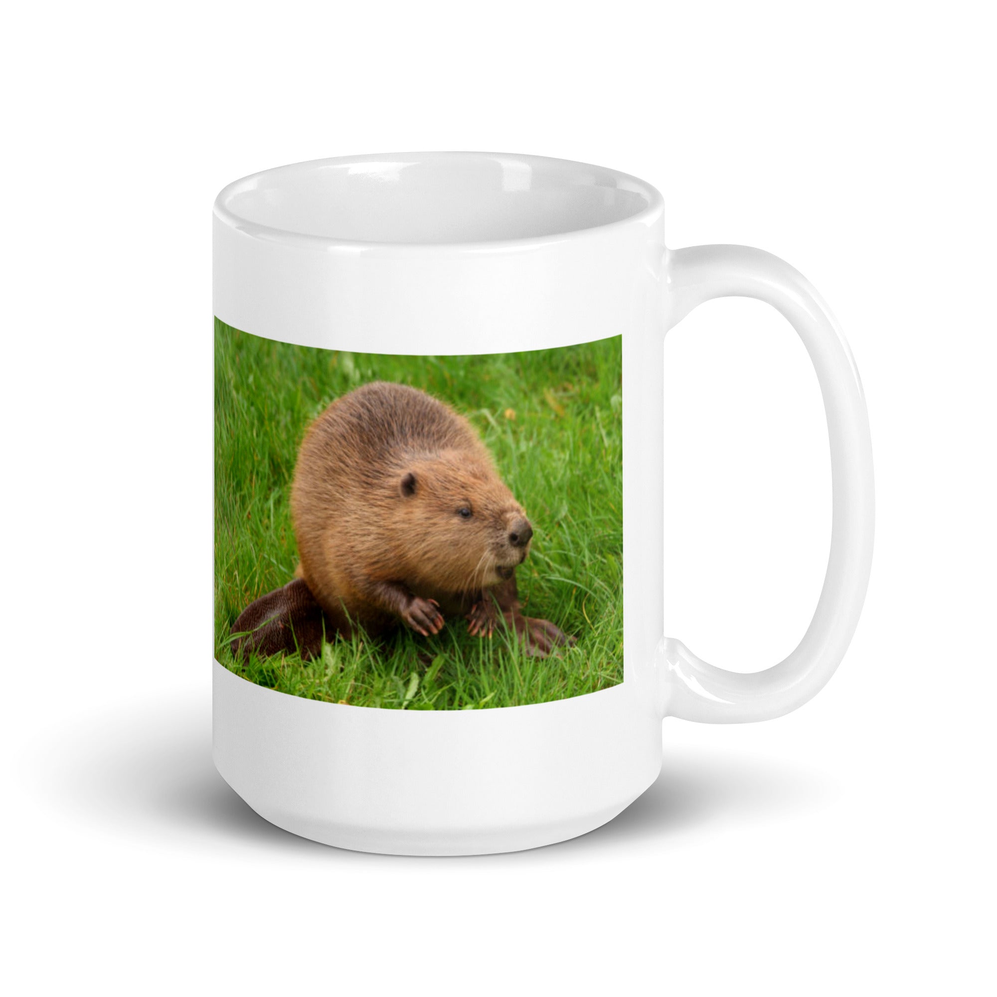 "Beaver Mug #1: The Industrious Dam Builder (Ceramic)"