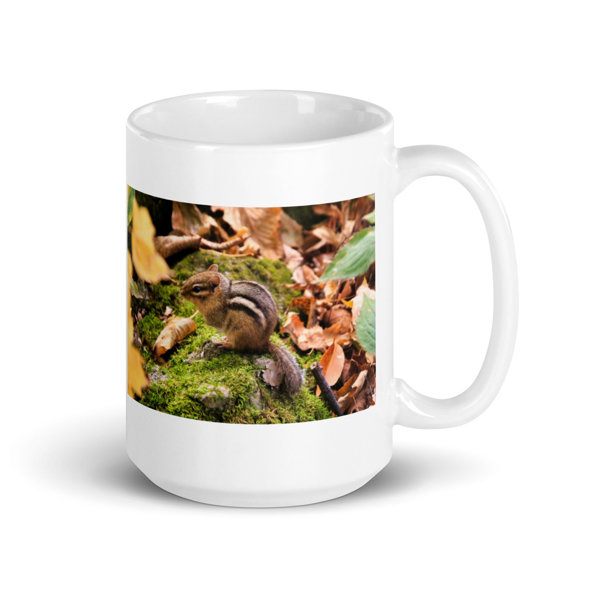 "Chipmunk Mug #1: The Cheek-Stuffing Forager (Ceramic)"