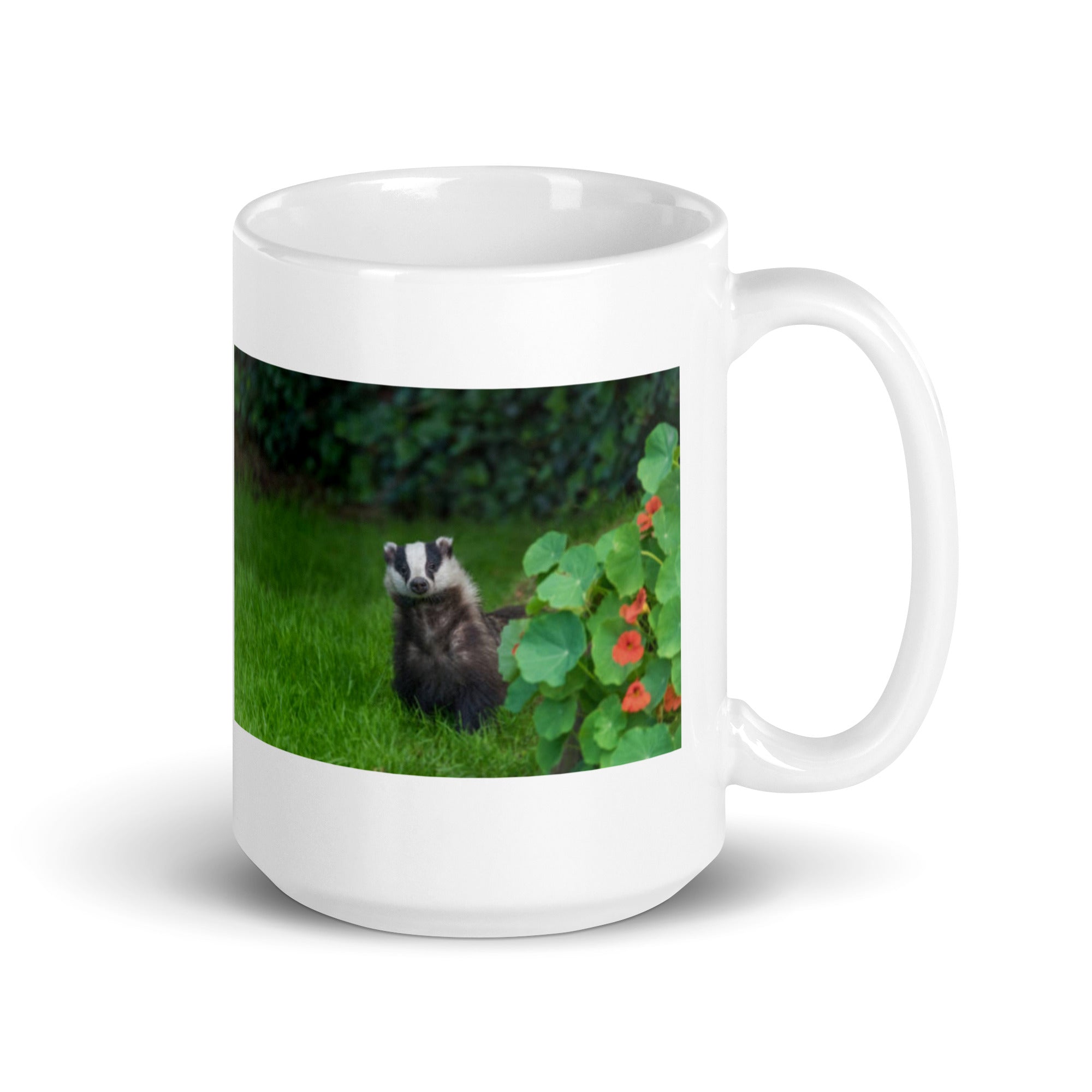 Badger Mug #1: The Fearless Forager (Ceramic)