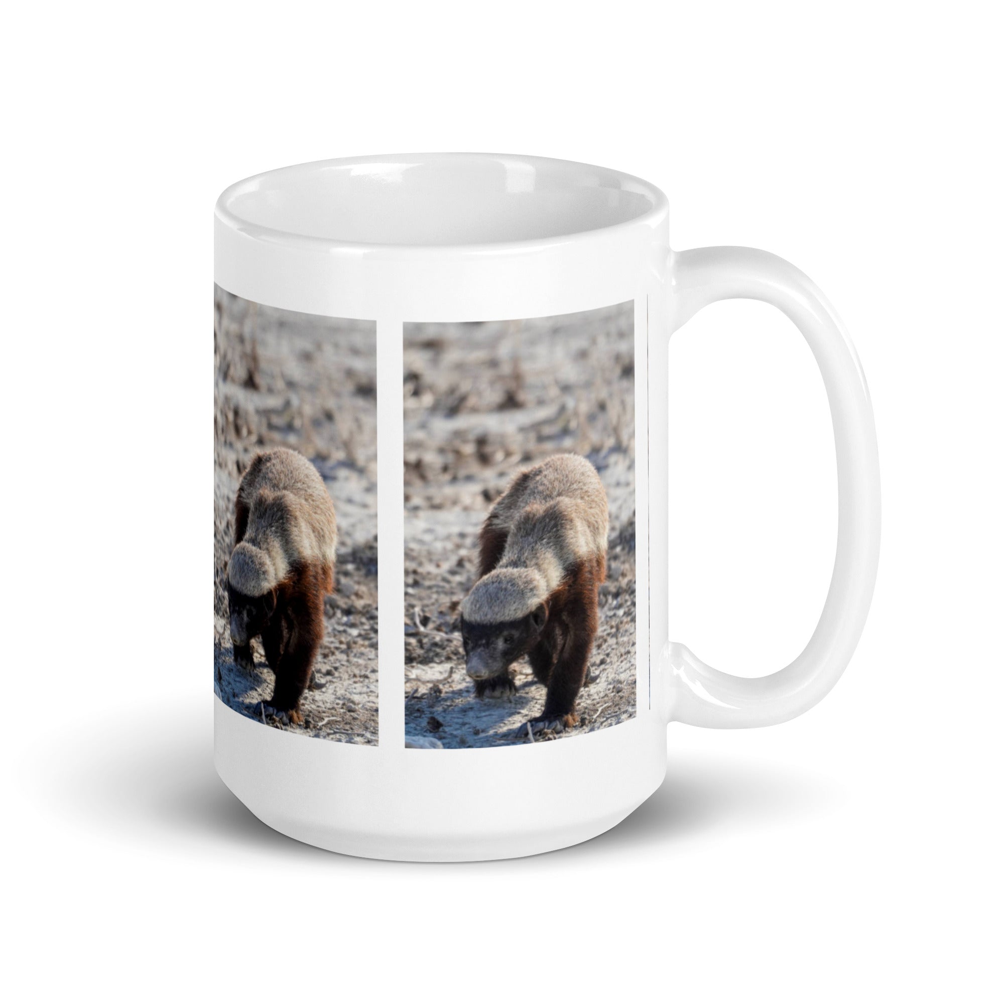 Honey Badger Mug #1: The Fearless Forager (Ceramic)