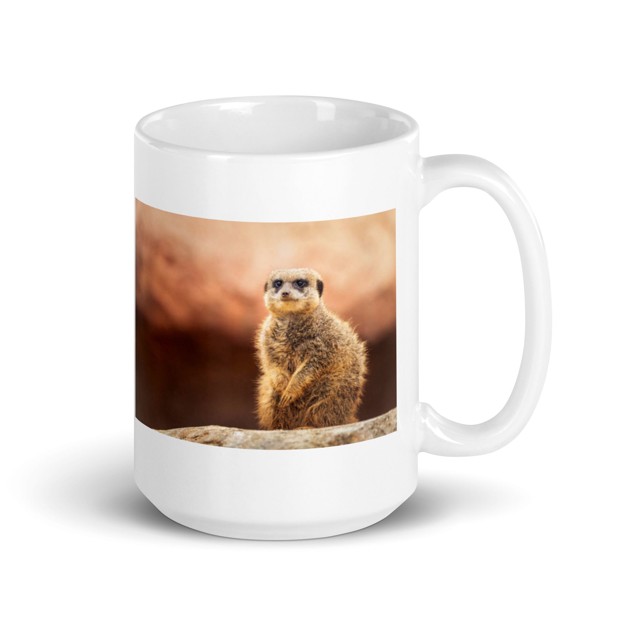 Meerkat Mug #1: The Vigilant Sentinel (Ceramic)