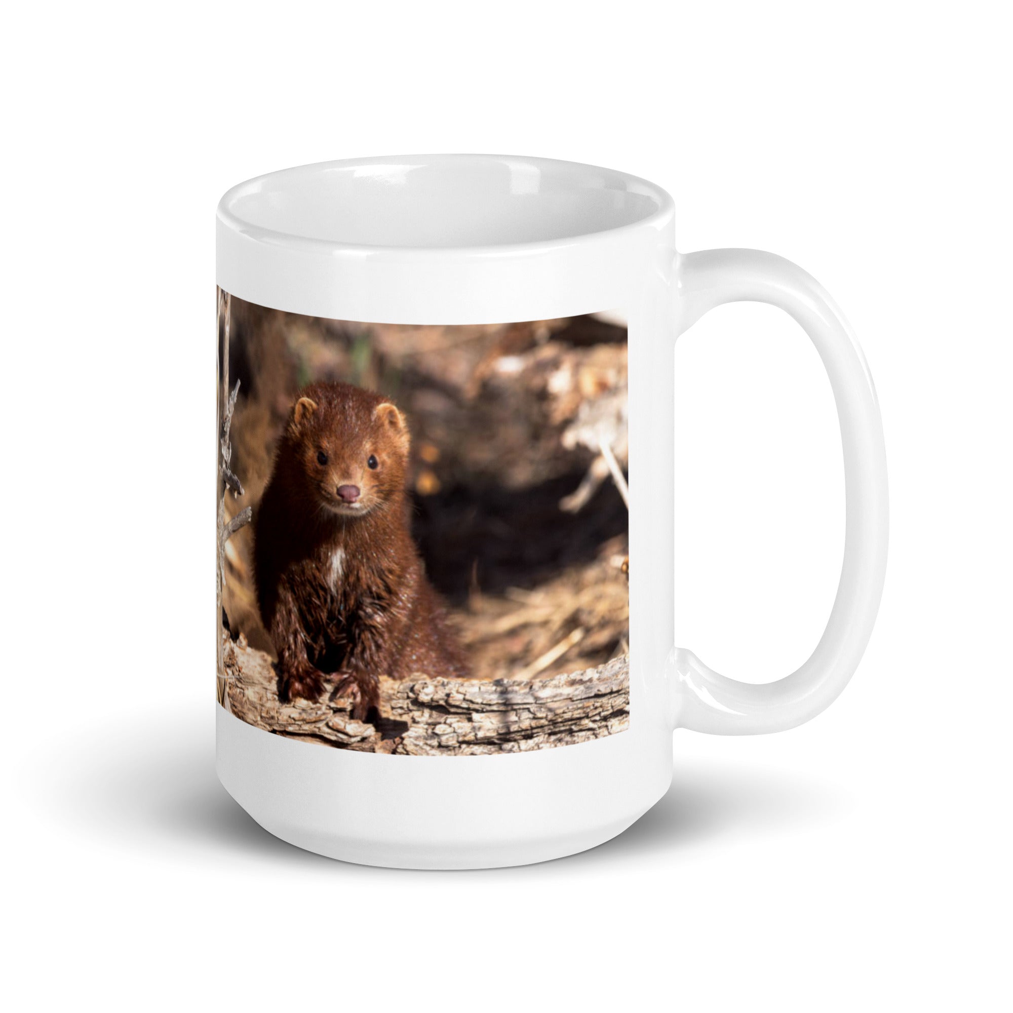 Mink Mug #1: The Semiaquatic Hunter (Ceramic)