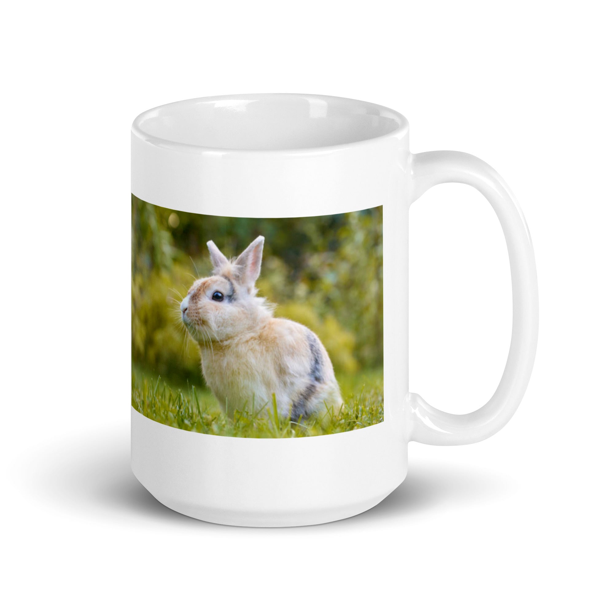 Rabbit and Hare Mug #1: The Leaping Lagomorphs (Ceramic)