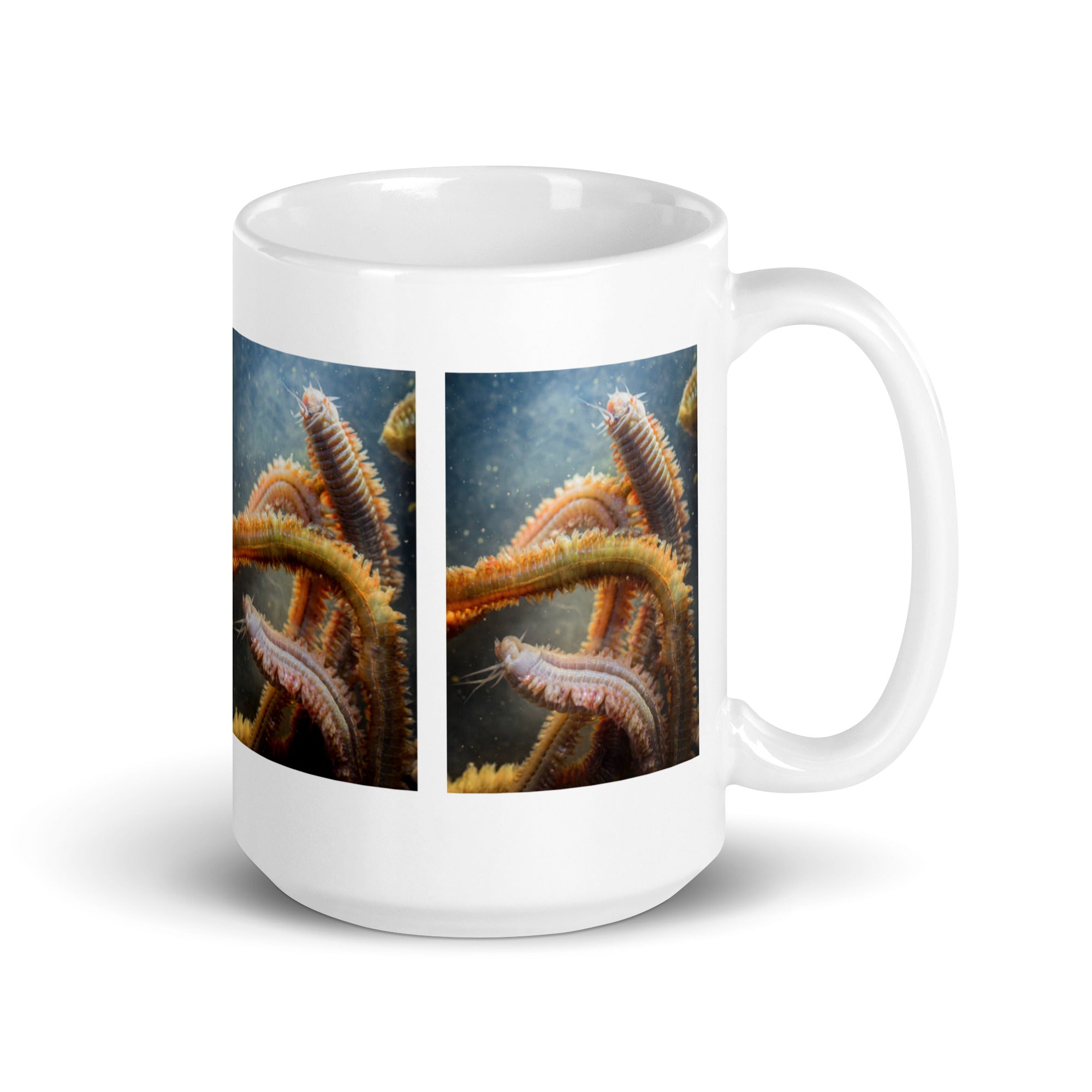 Worm Mug #1: Unique Marine Life Design (Ceramic)