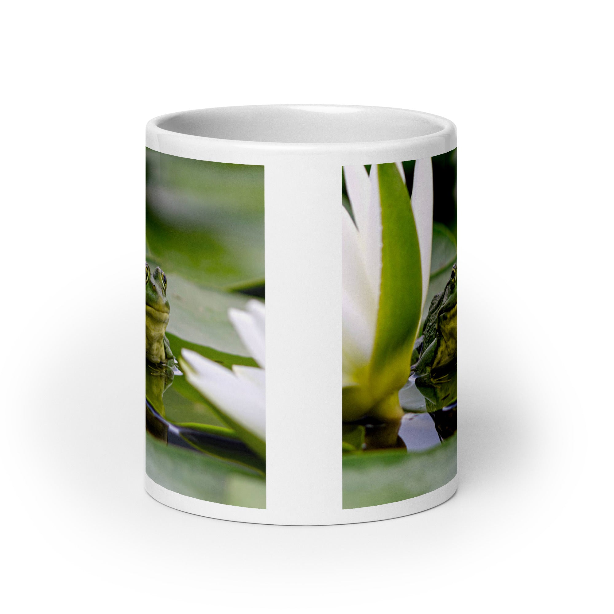 "Frog Mug #1: Nature’s Gentle Hopper (Ceramic)"