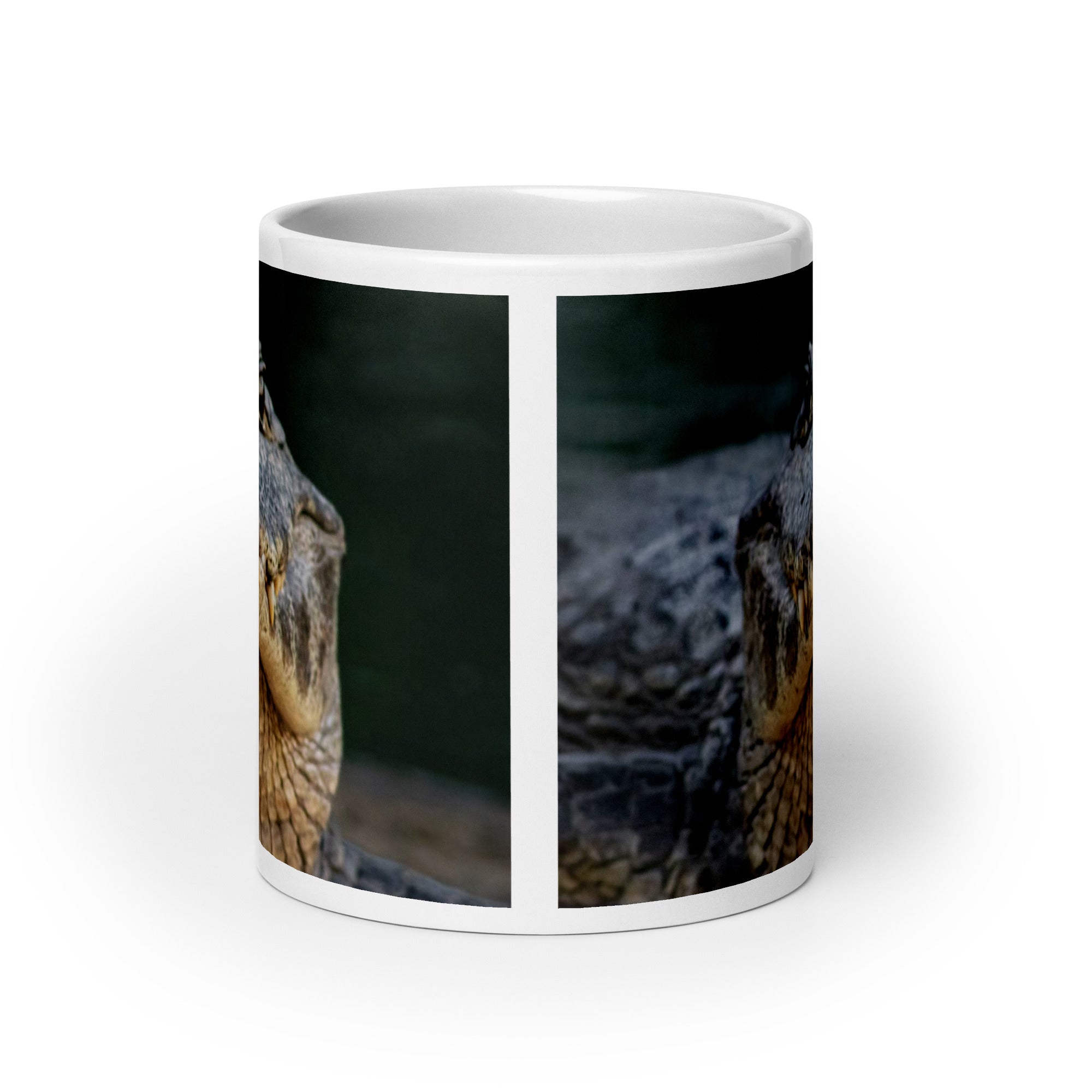 "Alligator Mug#1: Power and Grace of the Swamp (Ceramic)"