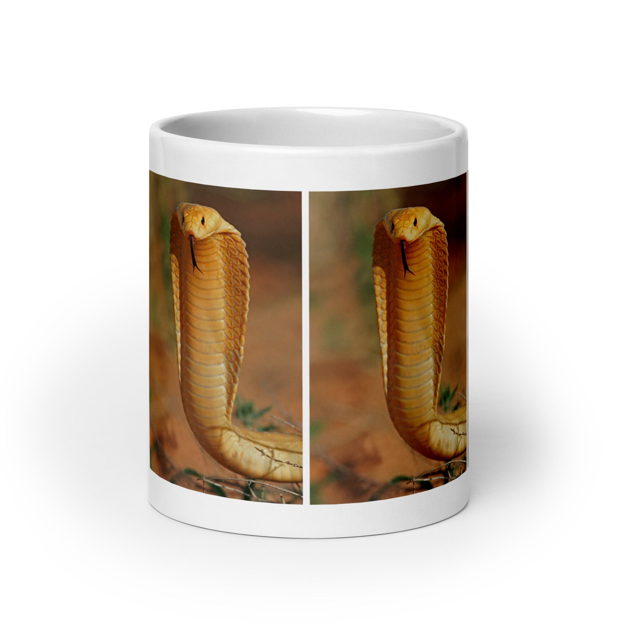 "Cape Cobra Mug #1: Majesty and Power of the Desert  (Ceramic)"