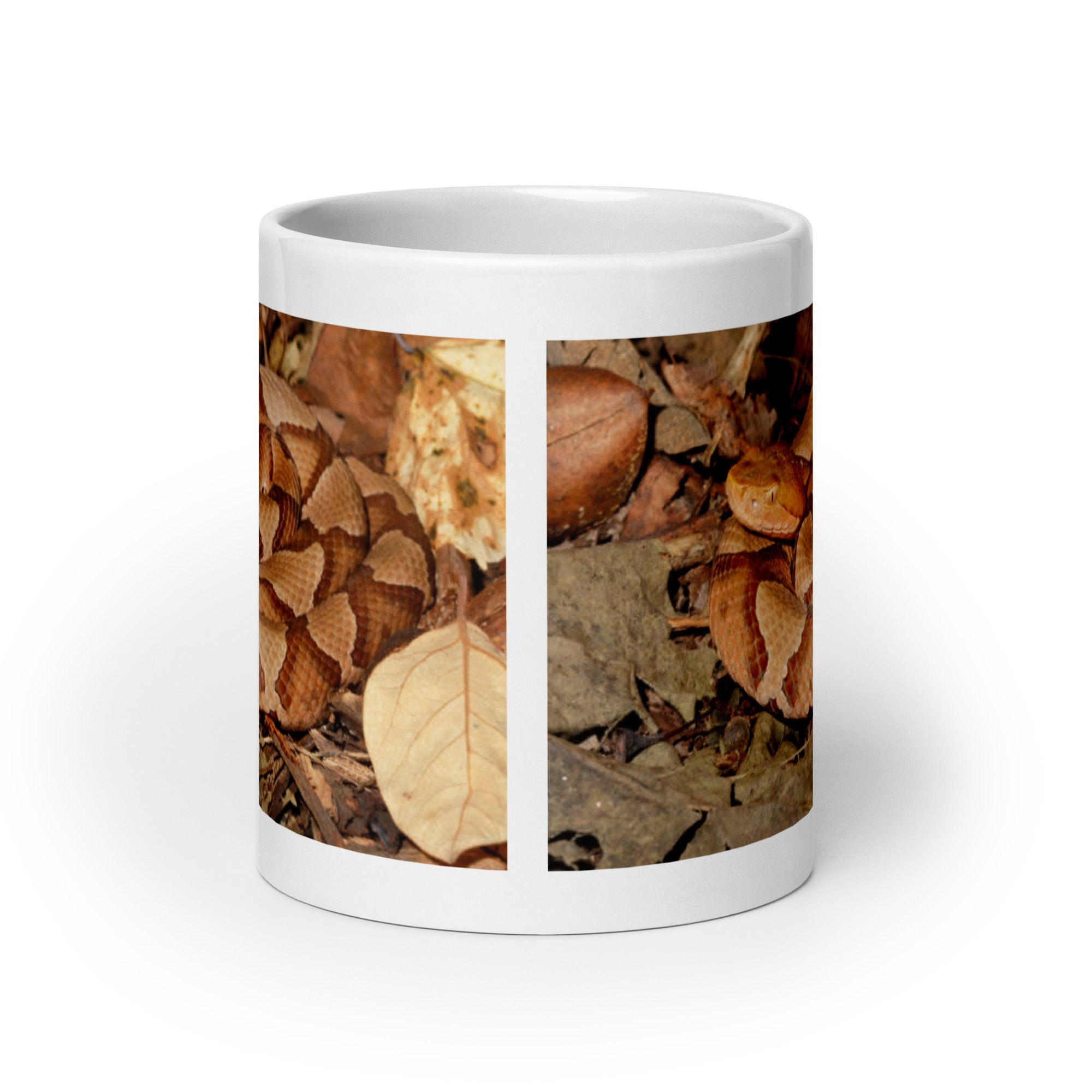 "Copperhead Mug #1: Elegance and Stealth of the Forest  (Ceramic)"