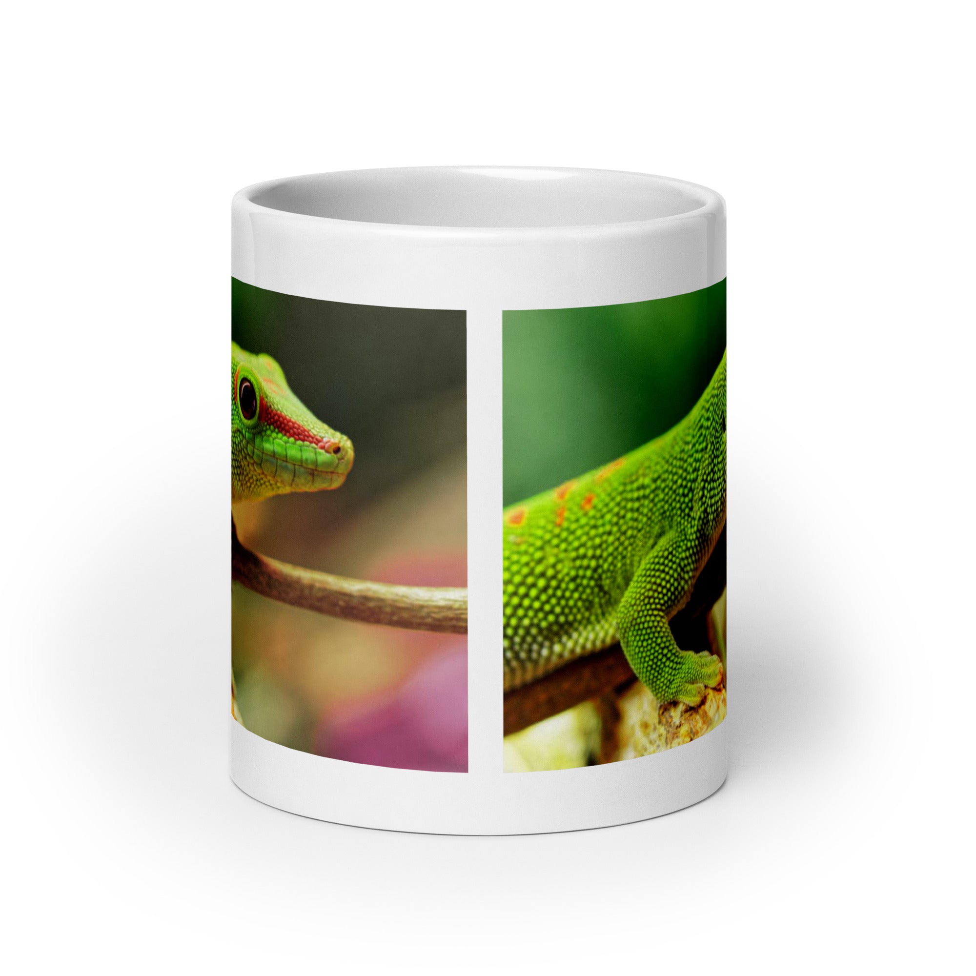 "Gecko Mug #1:  Charm and Agility of the Tropics  (Ceramic)"