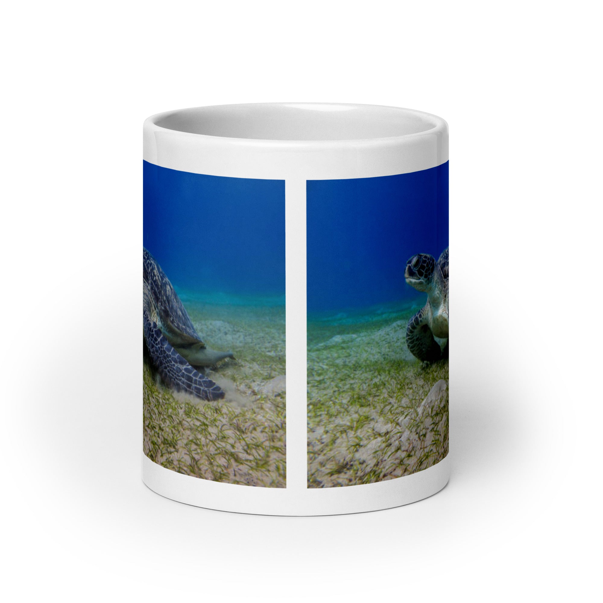 "Leatherback Turtle Mug #1: Grace and Resilience of the Ocean (Ceramic)"