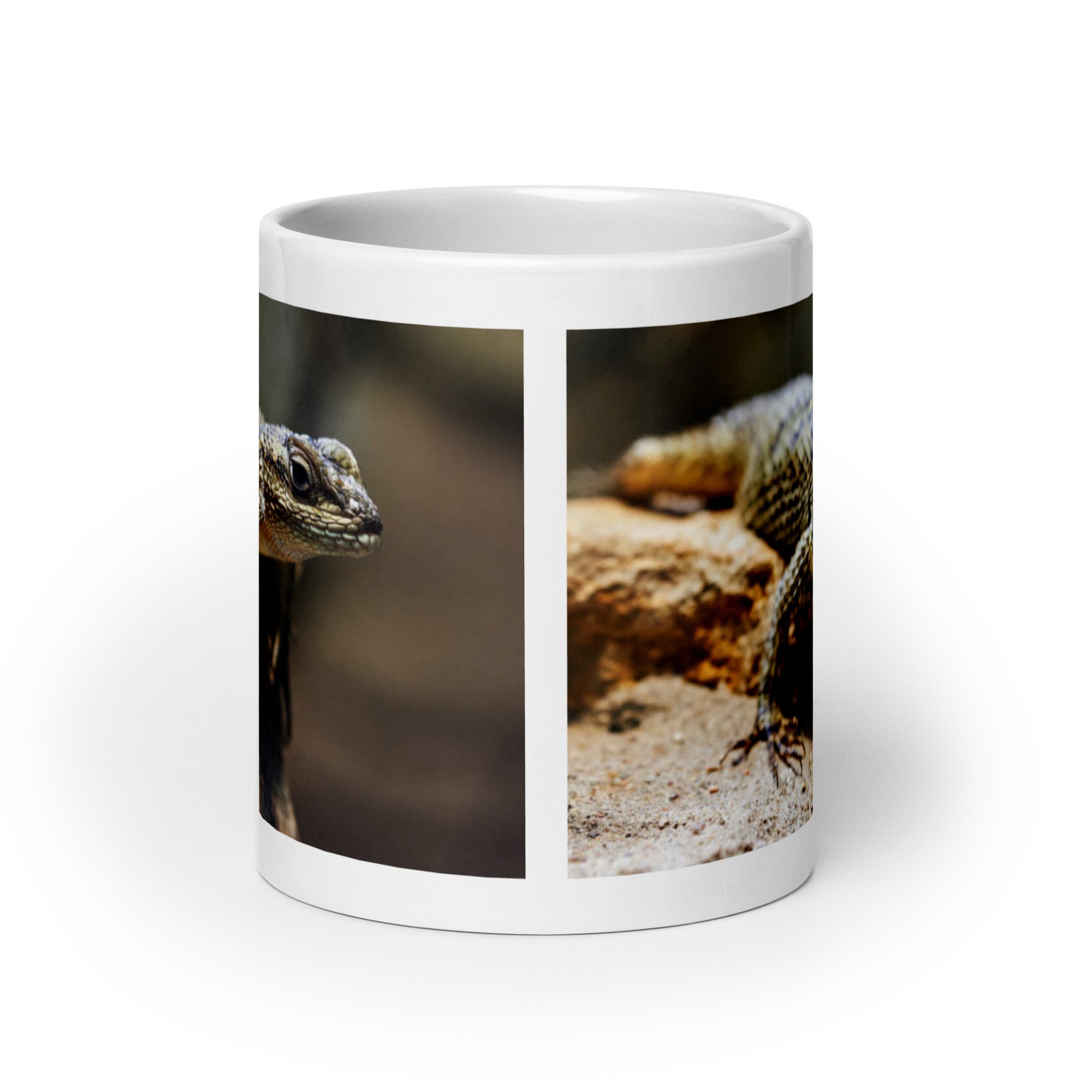 "Lizard Mug #1: Agility and Charm of the Reptile World  (Ceramic)"