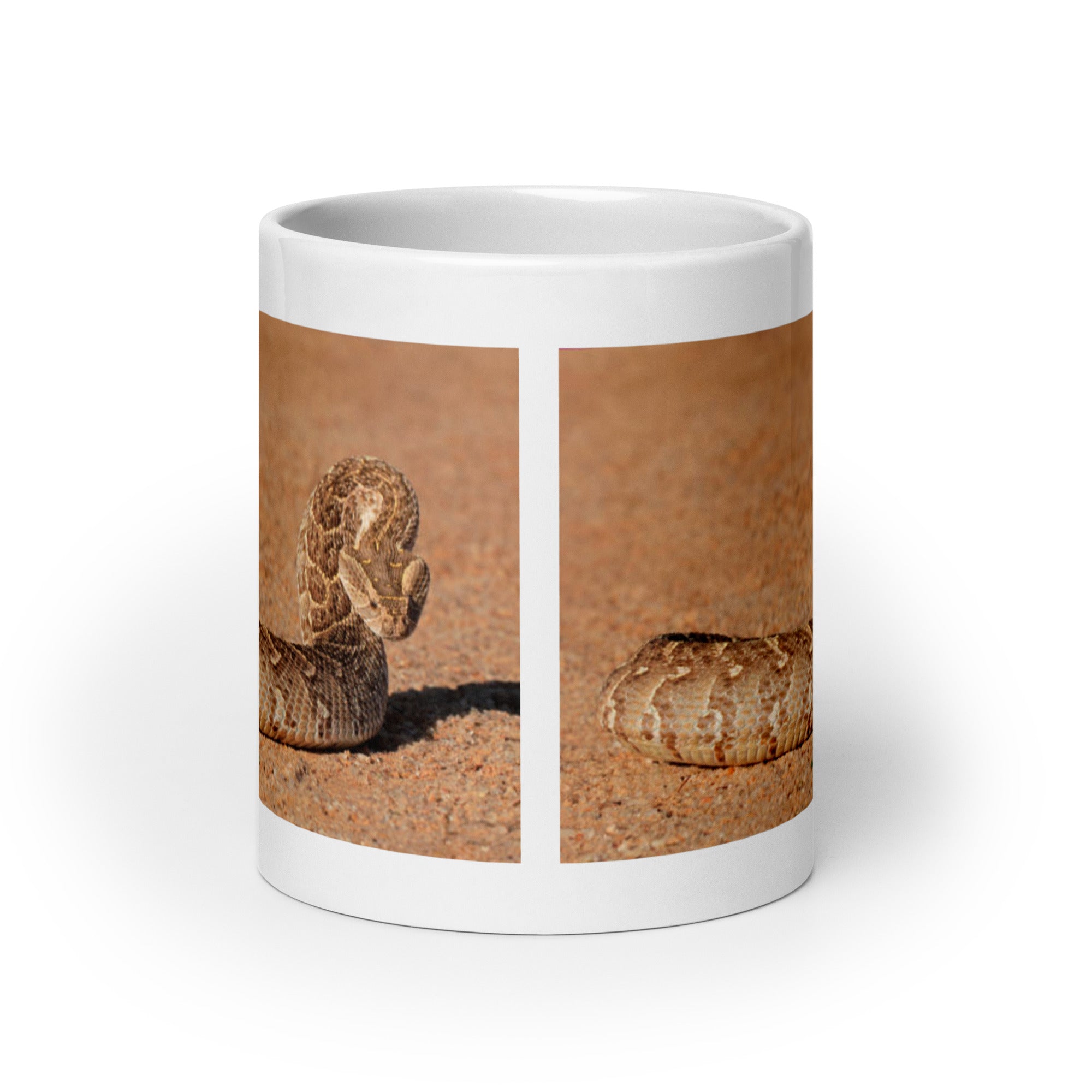 "Puff Adder Mug #1:  Stealth and Power of the Savanna  (Ceramic)"