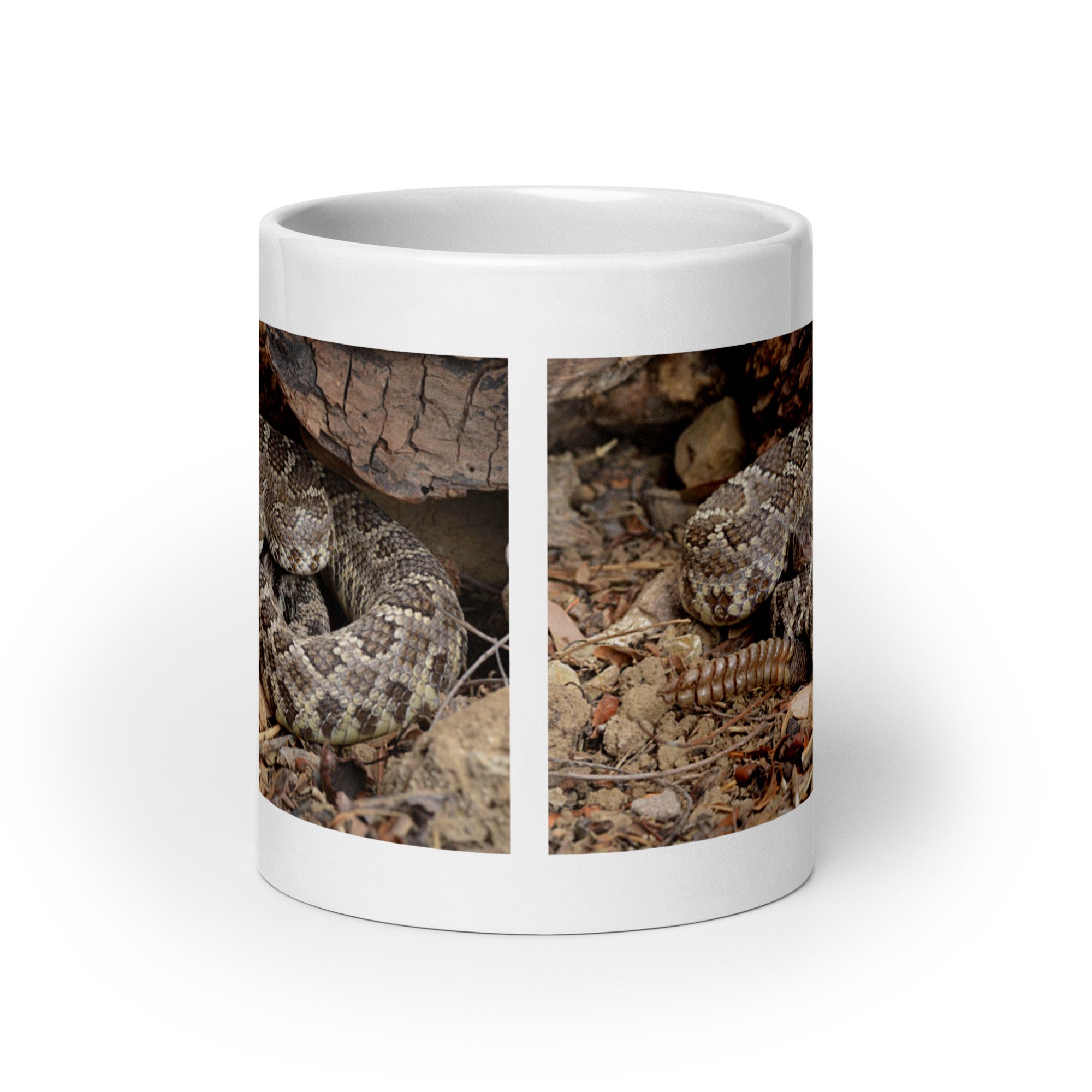 "Rattlesnake Mug #1: Power and Warning of the Desert  (Ceramic)"