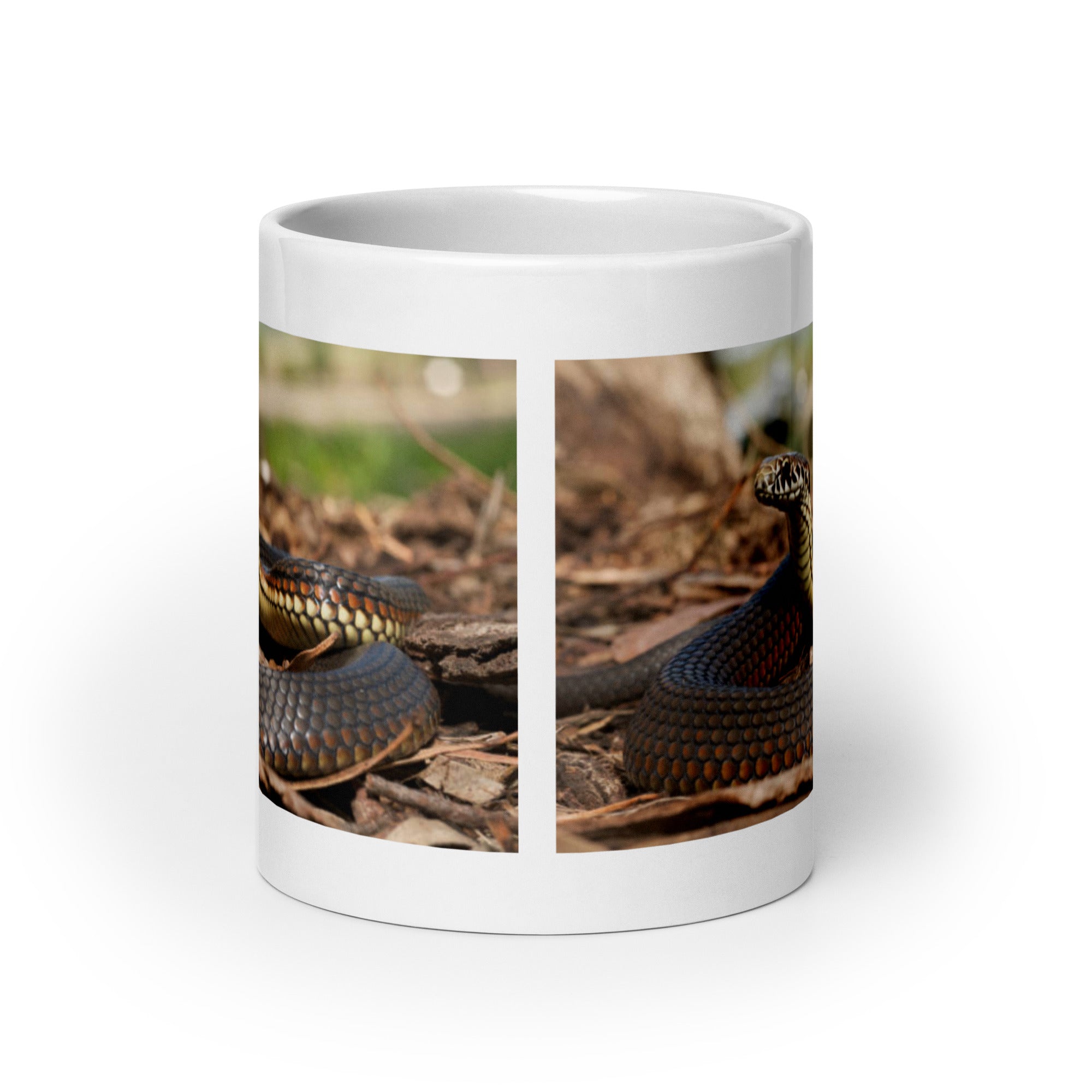 "Snake Mug #1:  Elegance and Mystery of the Reptile World  (Ceramic)"