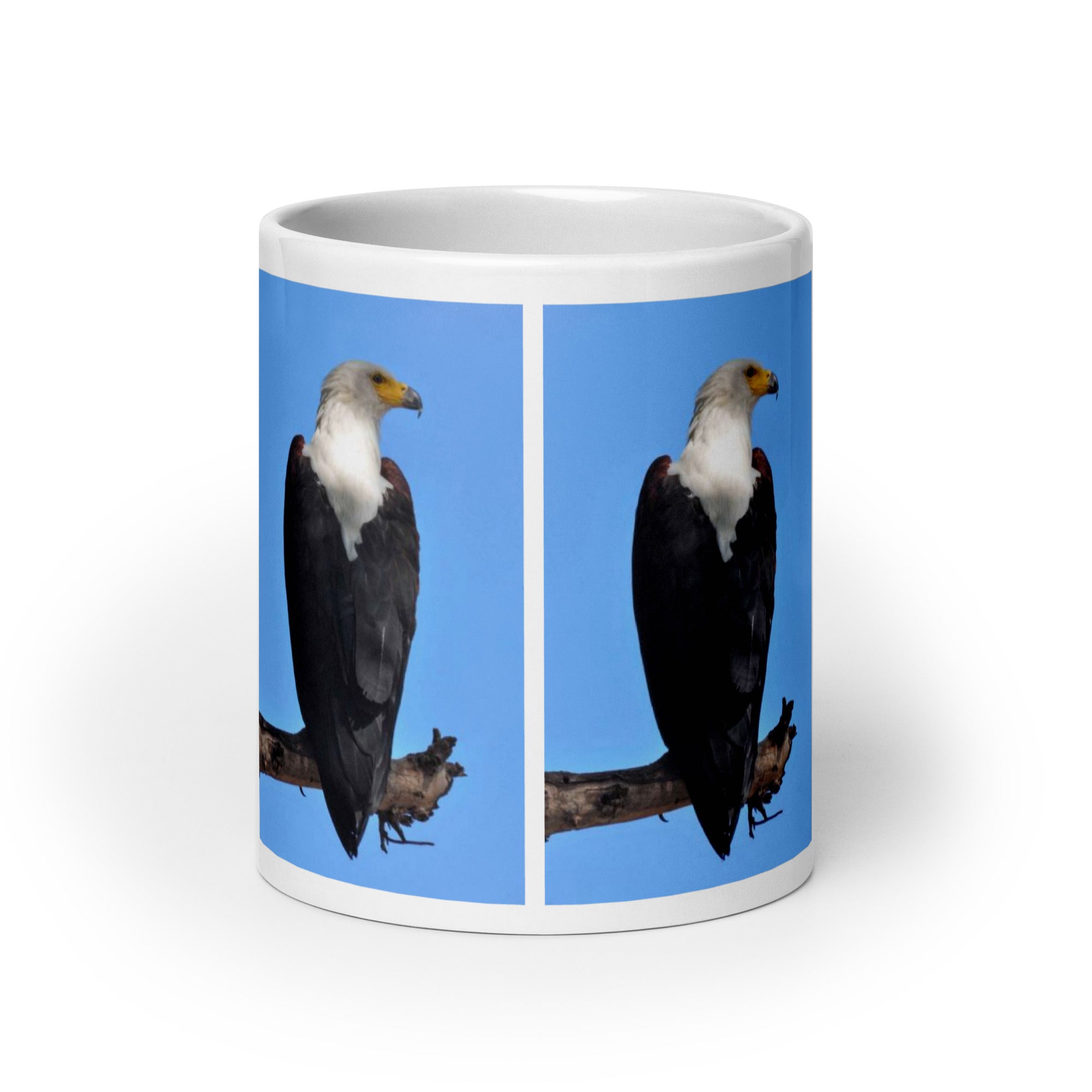 "African Fish Eagle Mug #1: The Piercing Call (Ceramic)"