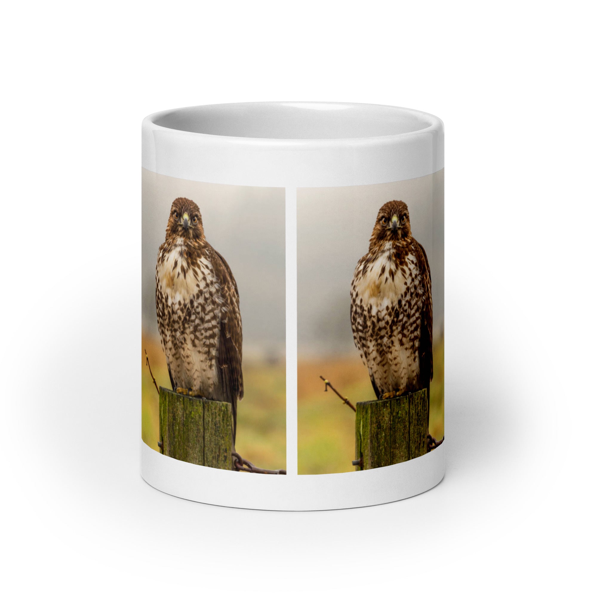 "Hawk Mug #1: The Sharp-Eyed Hunter (Ceramic)"