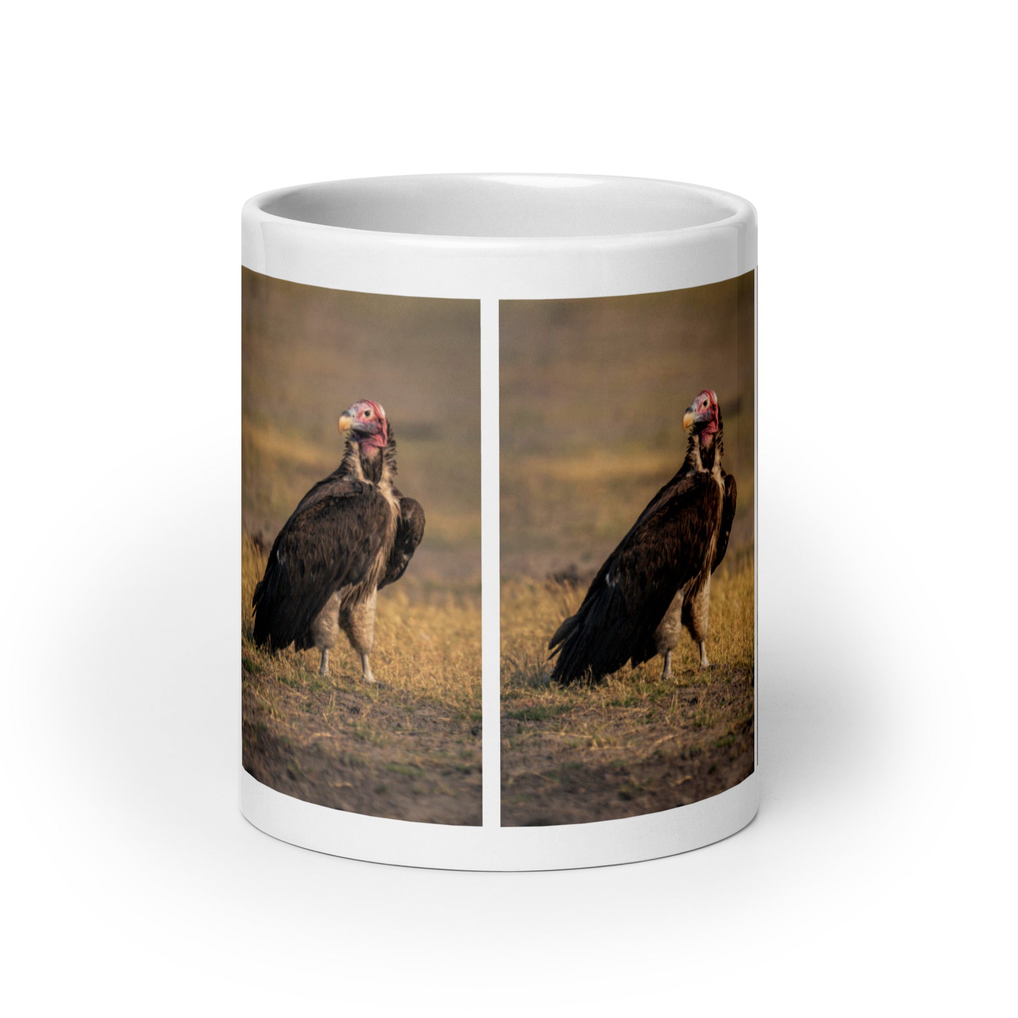 "Lappet-Faced Vulture Mug #1: The Feathered Powerhouse (Ceramic)"