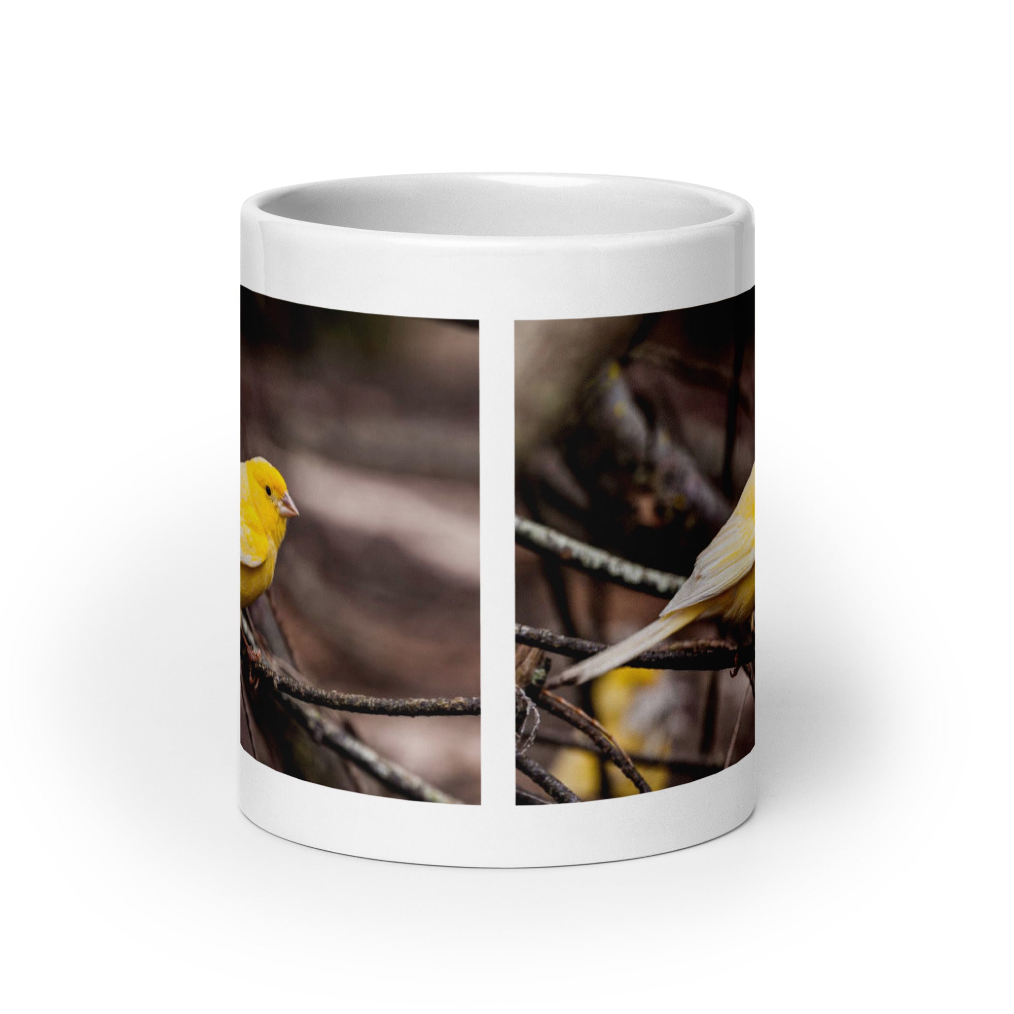 "Canary Mug #1: The Golden Songbird (Ceramic)"