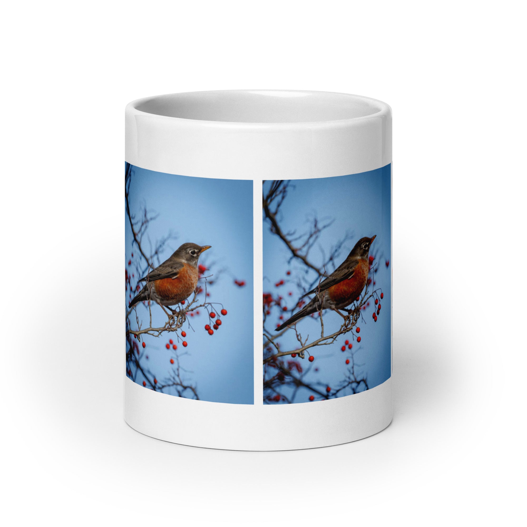 "Robin Mug #1: The Cheerful Early Bird (Ceramic)"